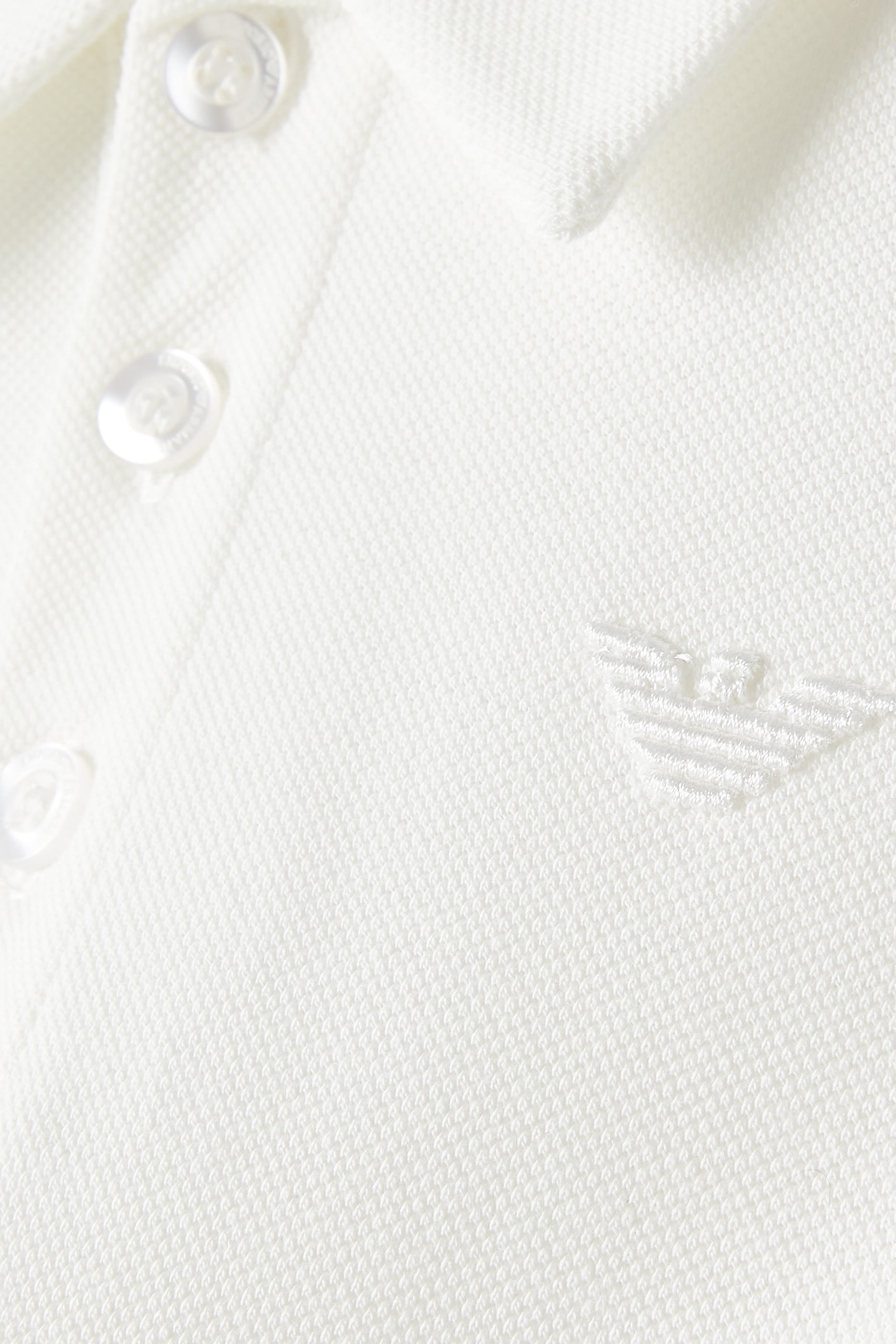 قميص بولو بطبعة شعار الماركة قطن للأطفال