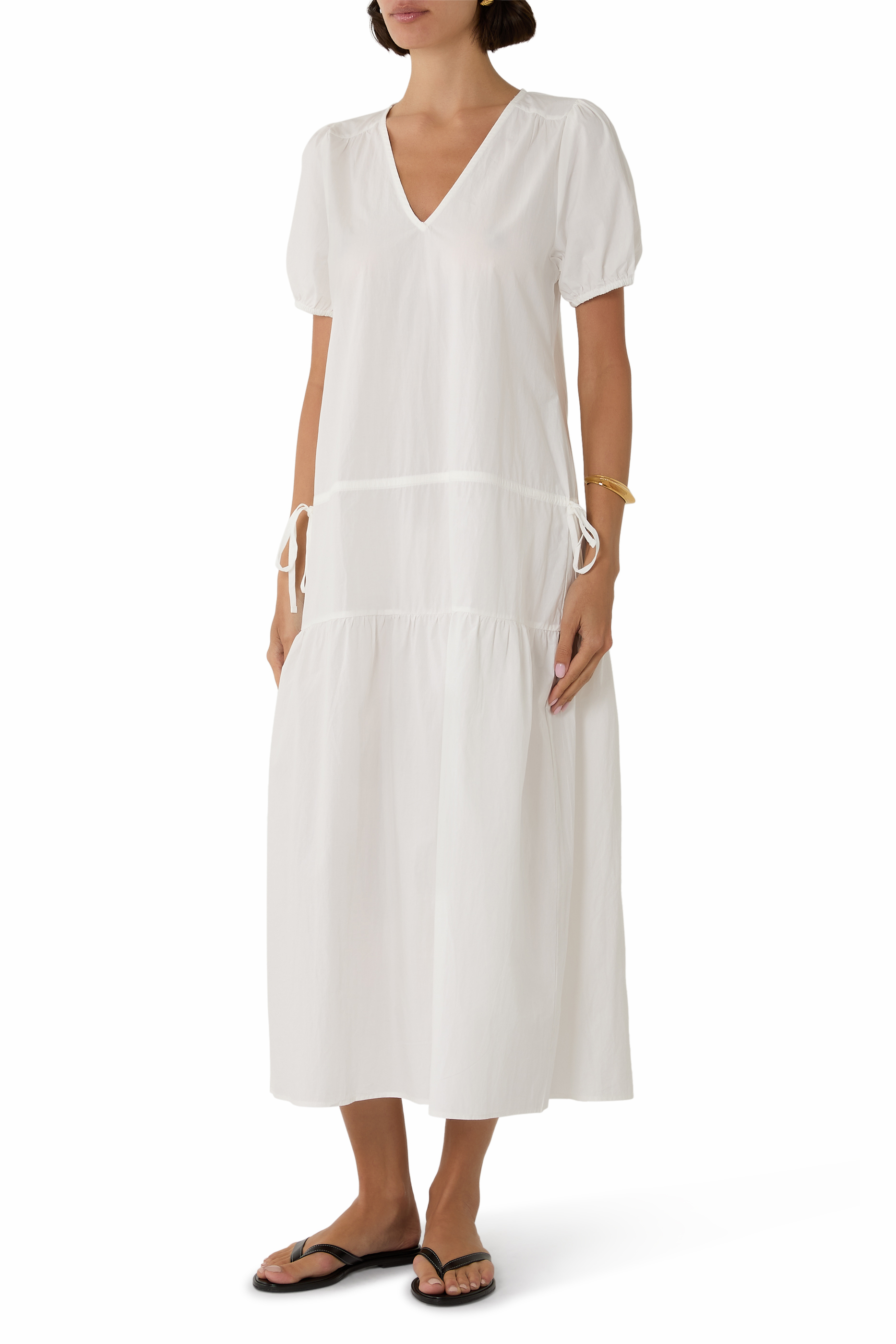 فستان بخصر برباط