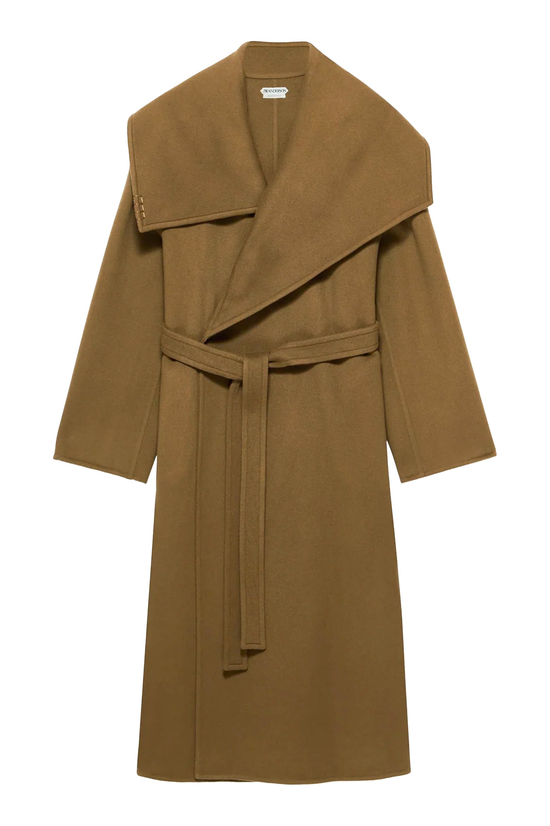 Longline Wrap Front Coat