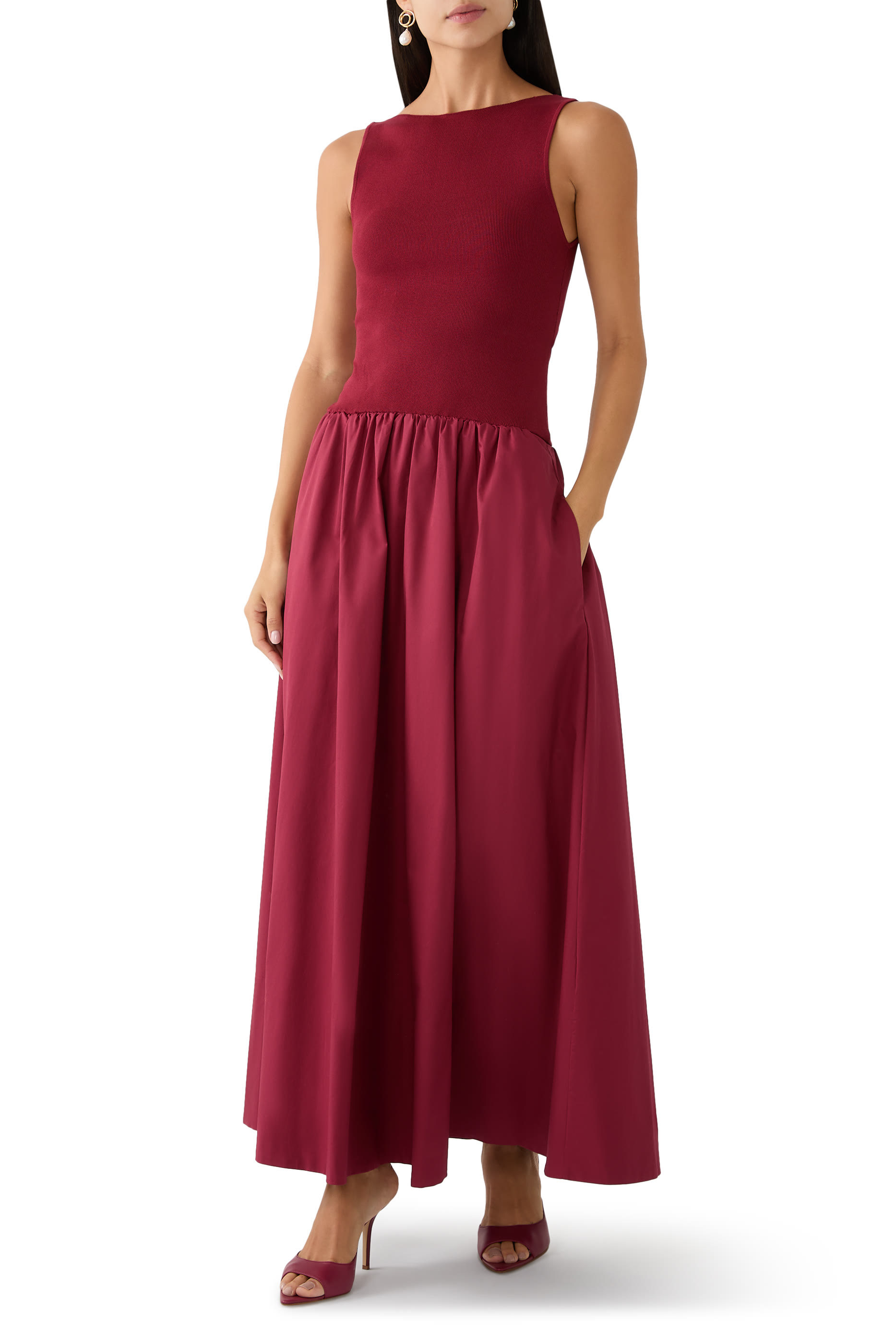 فستان باتو بفتحة