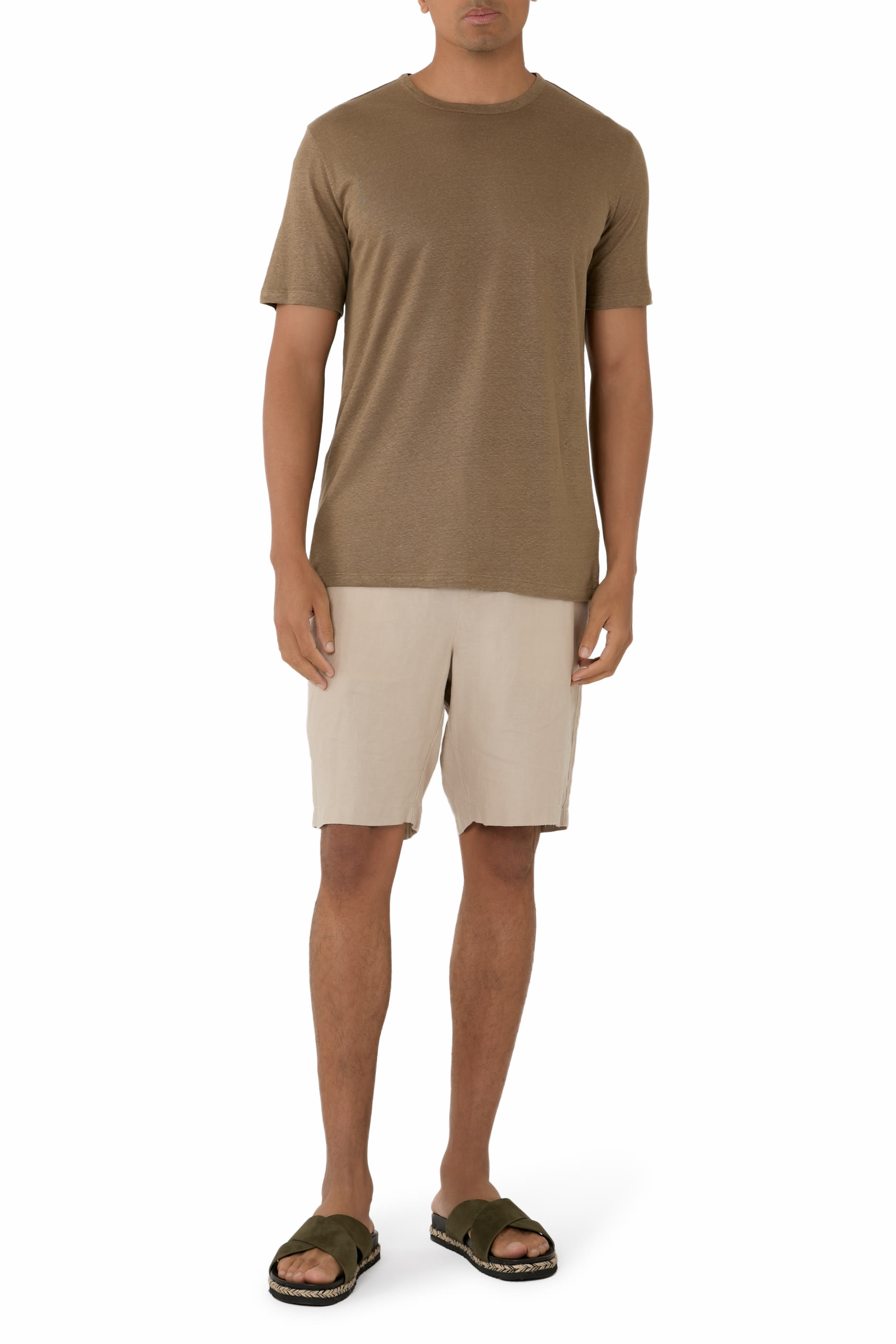 شورت برباط تضييق قماش قنب