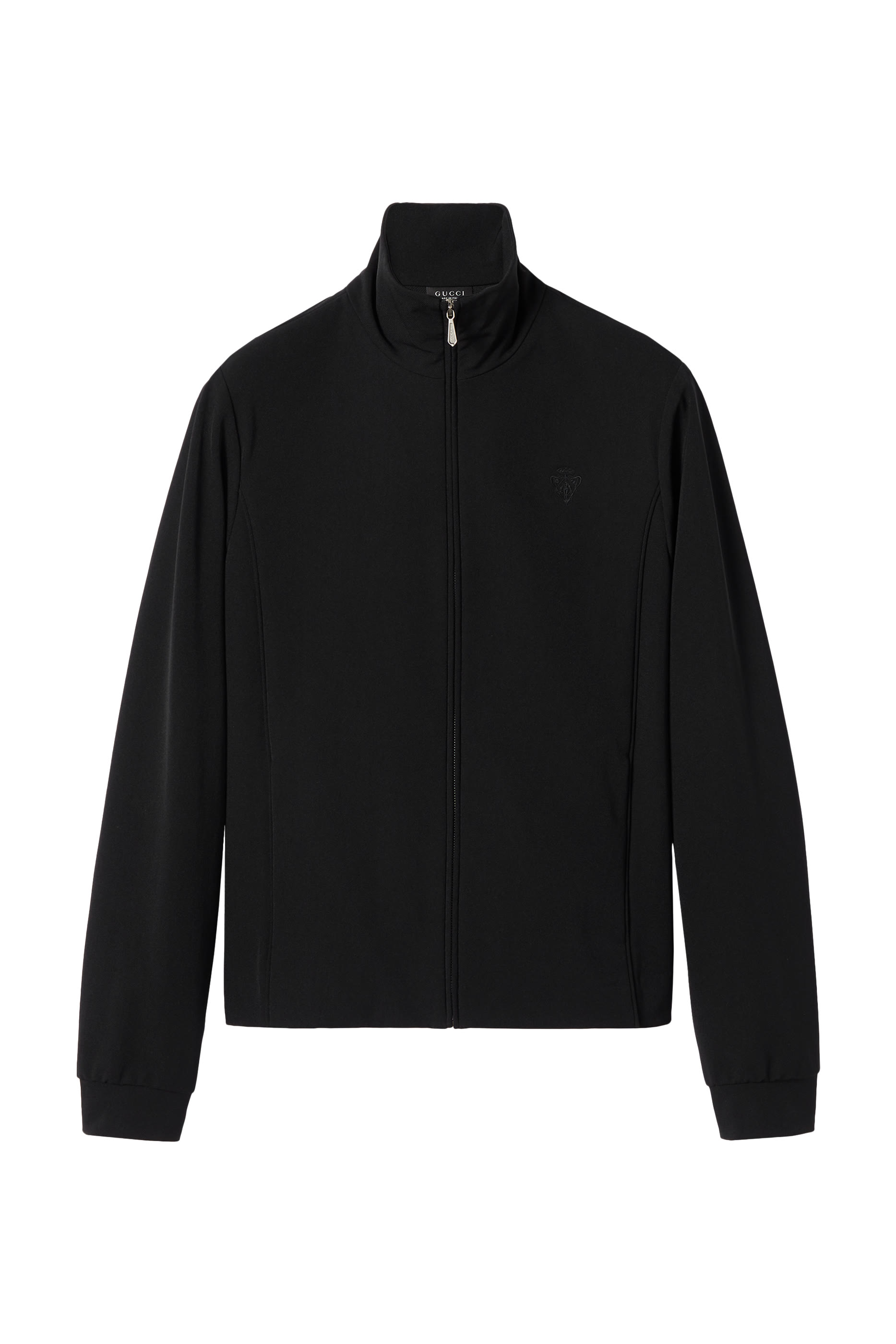 جاكيت بسحاب مطرز بشعار كريست