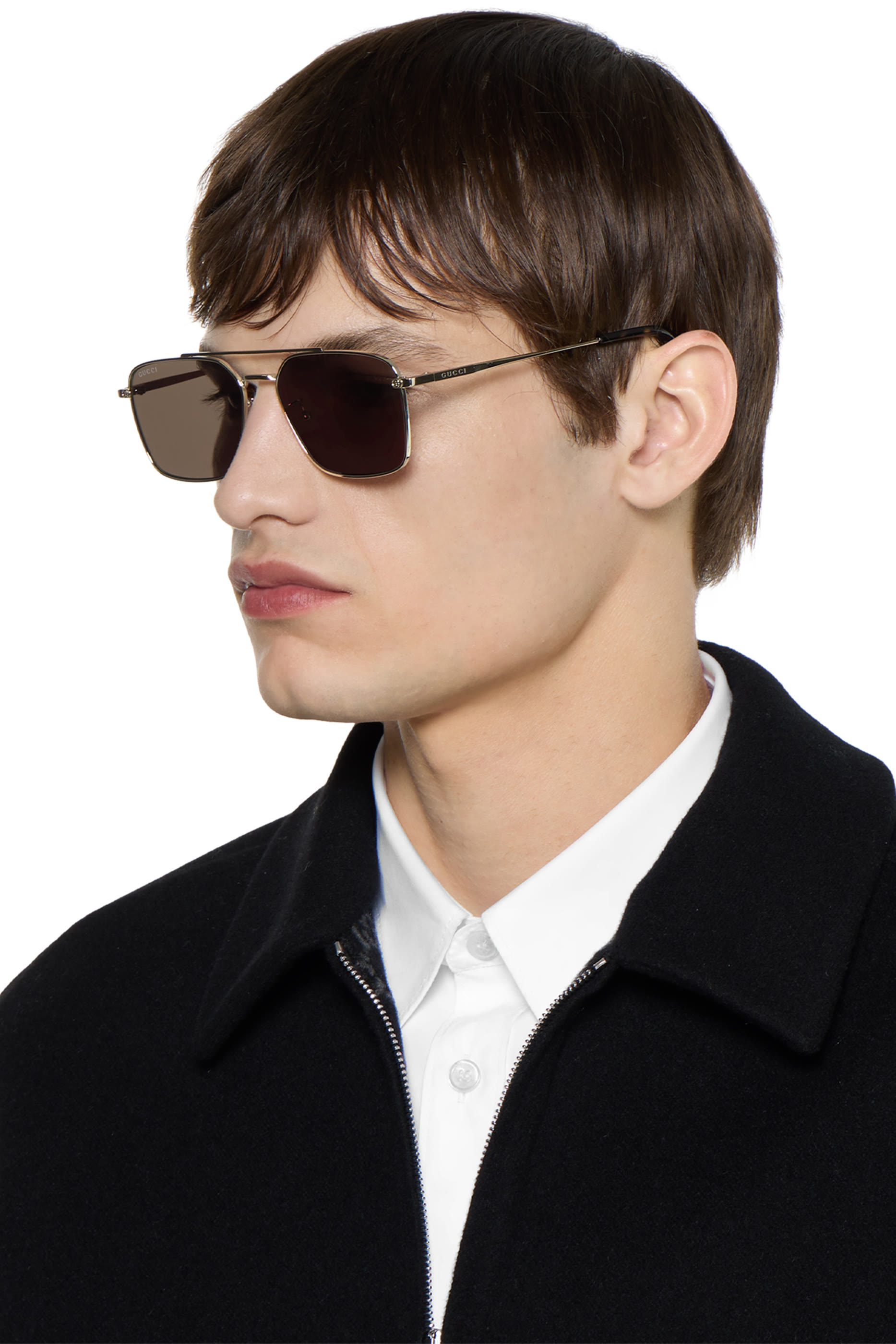 GG1957SA Specialized-Fit Rectangular Sunglasses