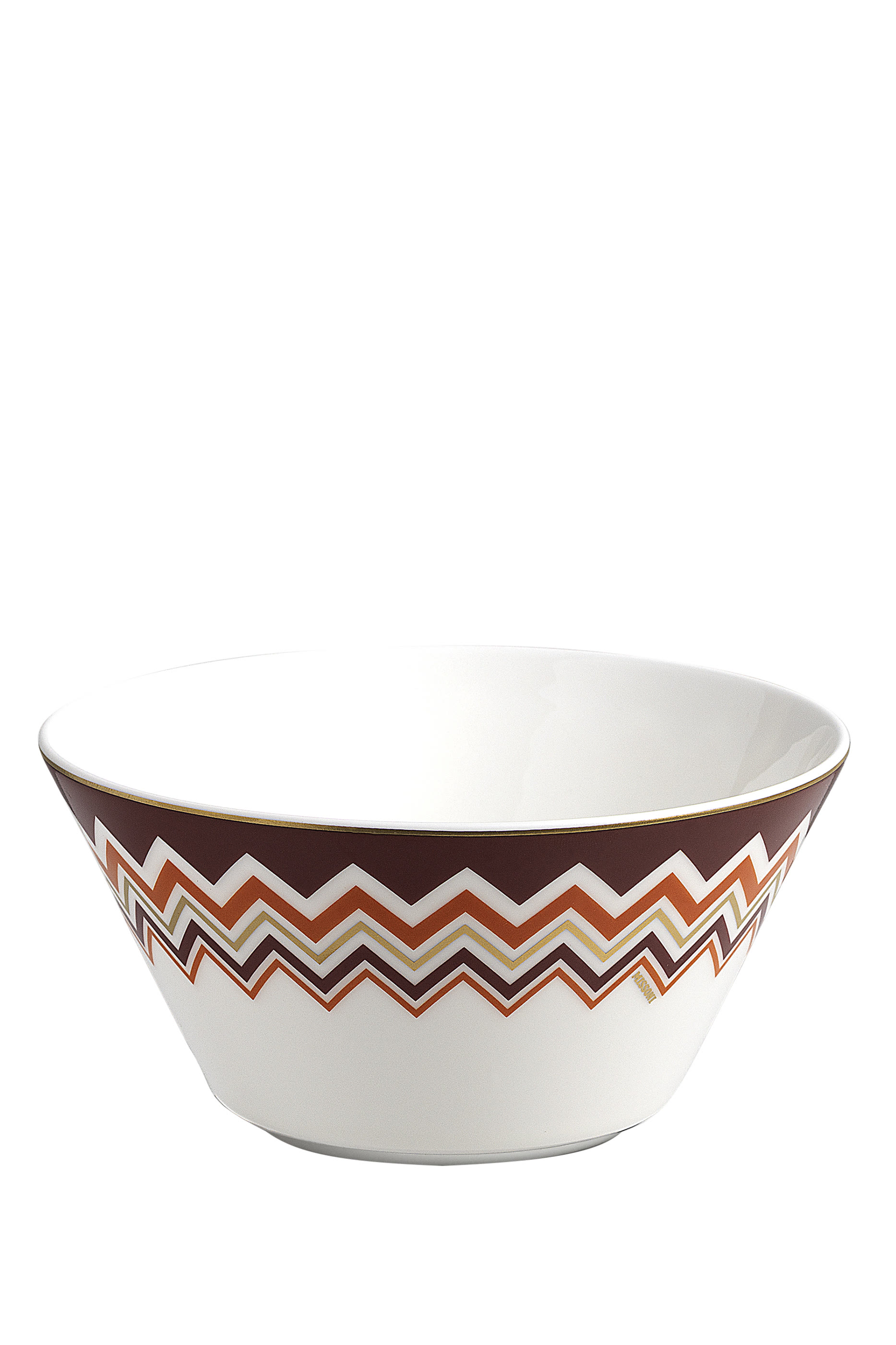 وعاء فواكه بنقشة شعار الماركة