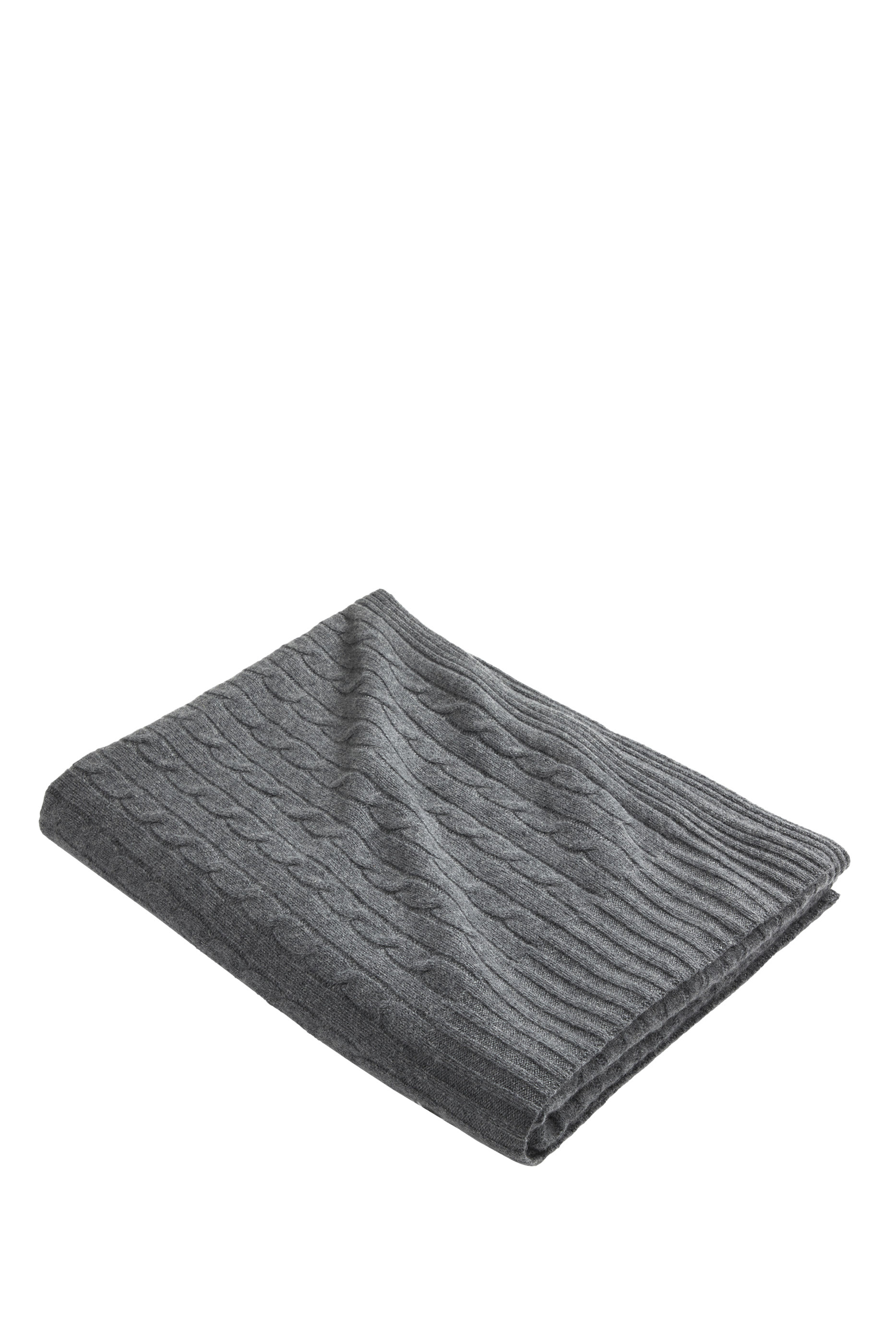 Cable Cashmere Throw 