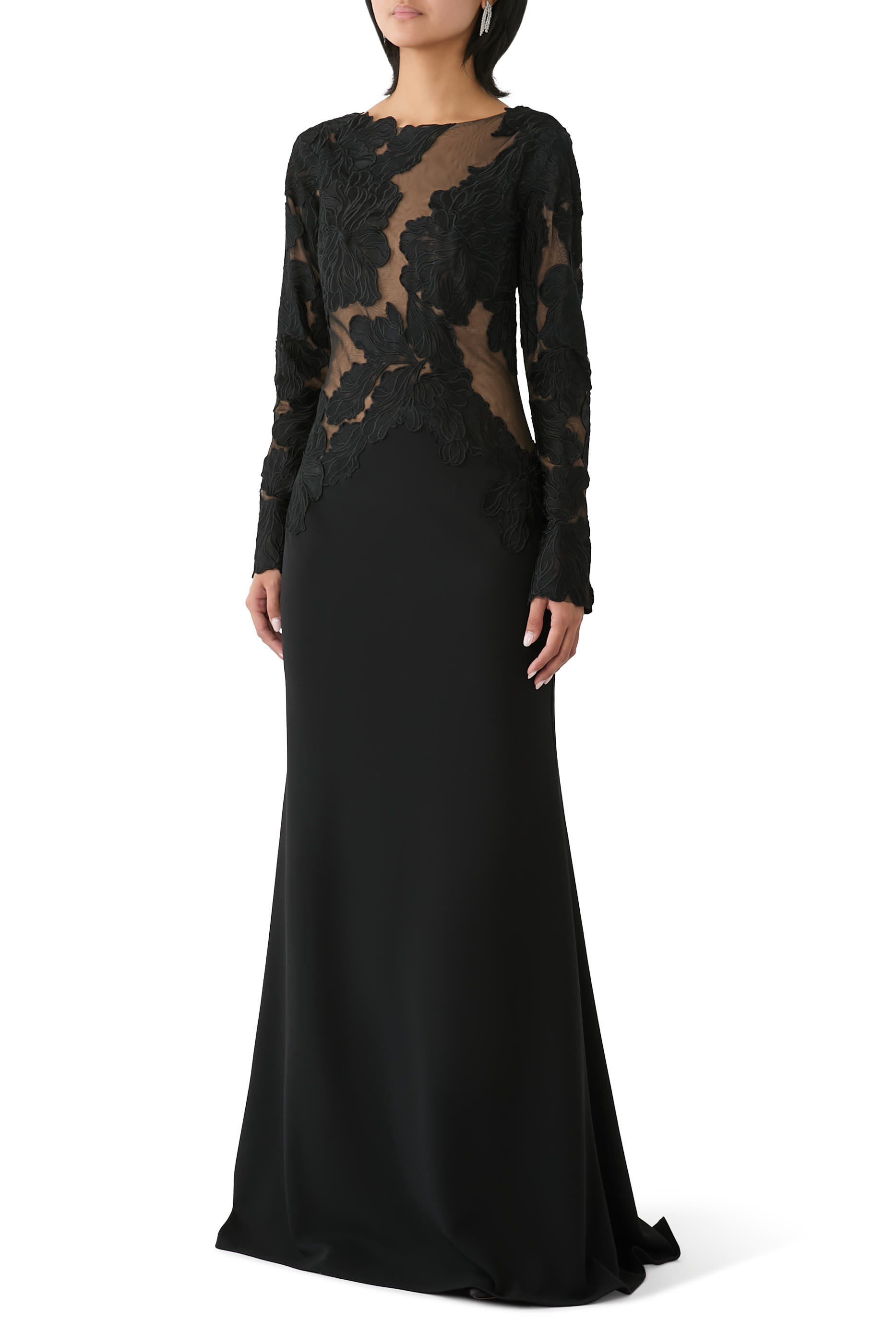 فستان كازيل بصدرية إيلوجن مطرزة