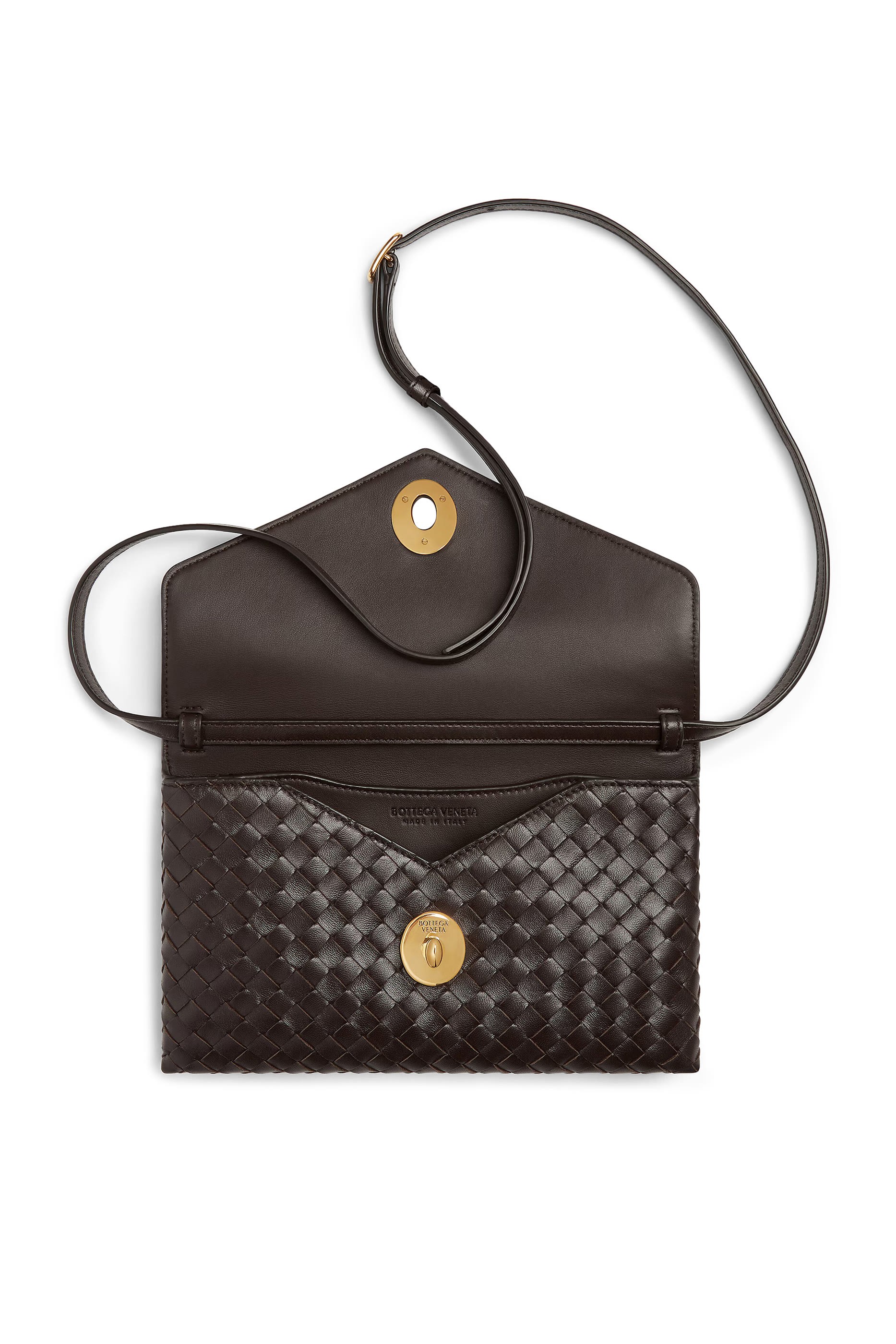 حقيبة كروس بقفل على شكل عقدة