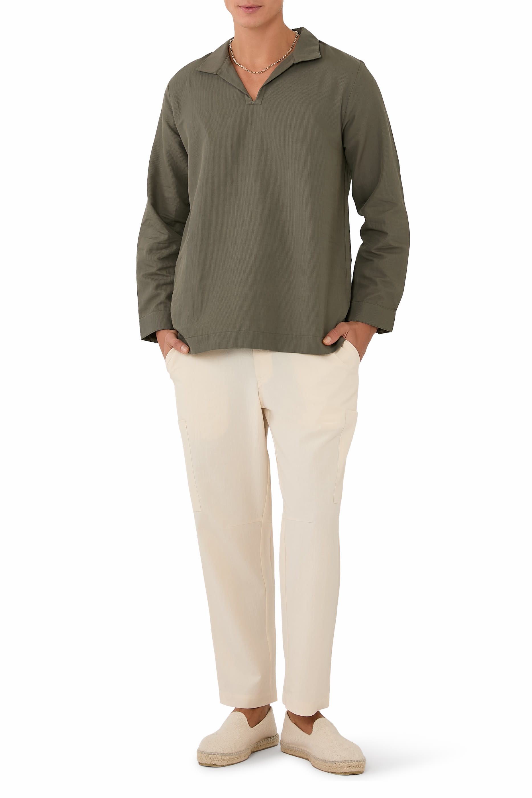 Gaucho Cotton Cargo Trousers