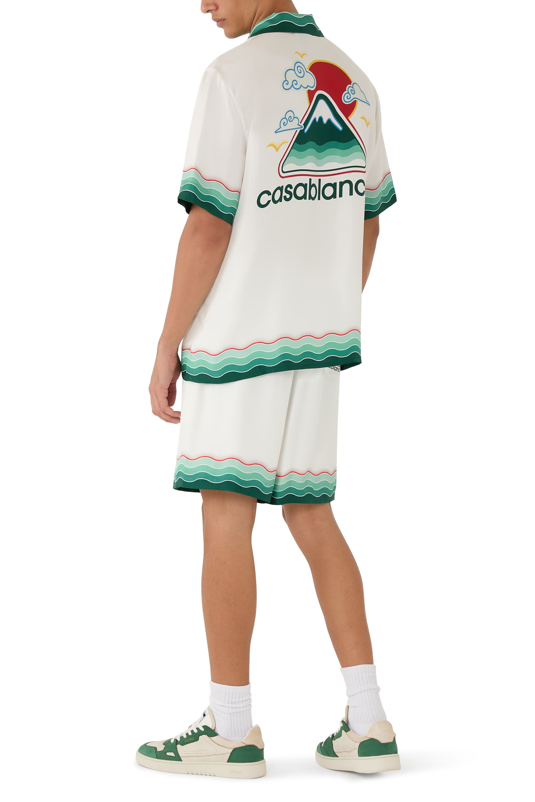 Montagne Ondulée Silk Shirt