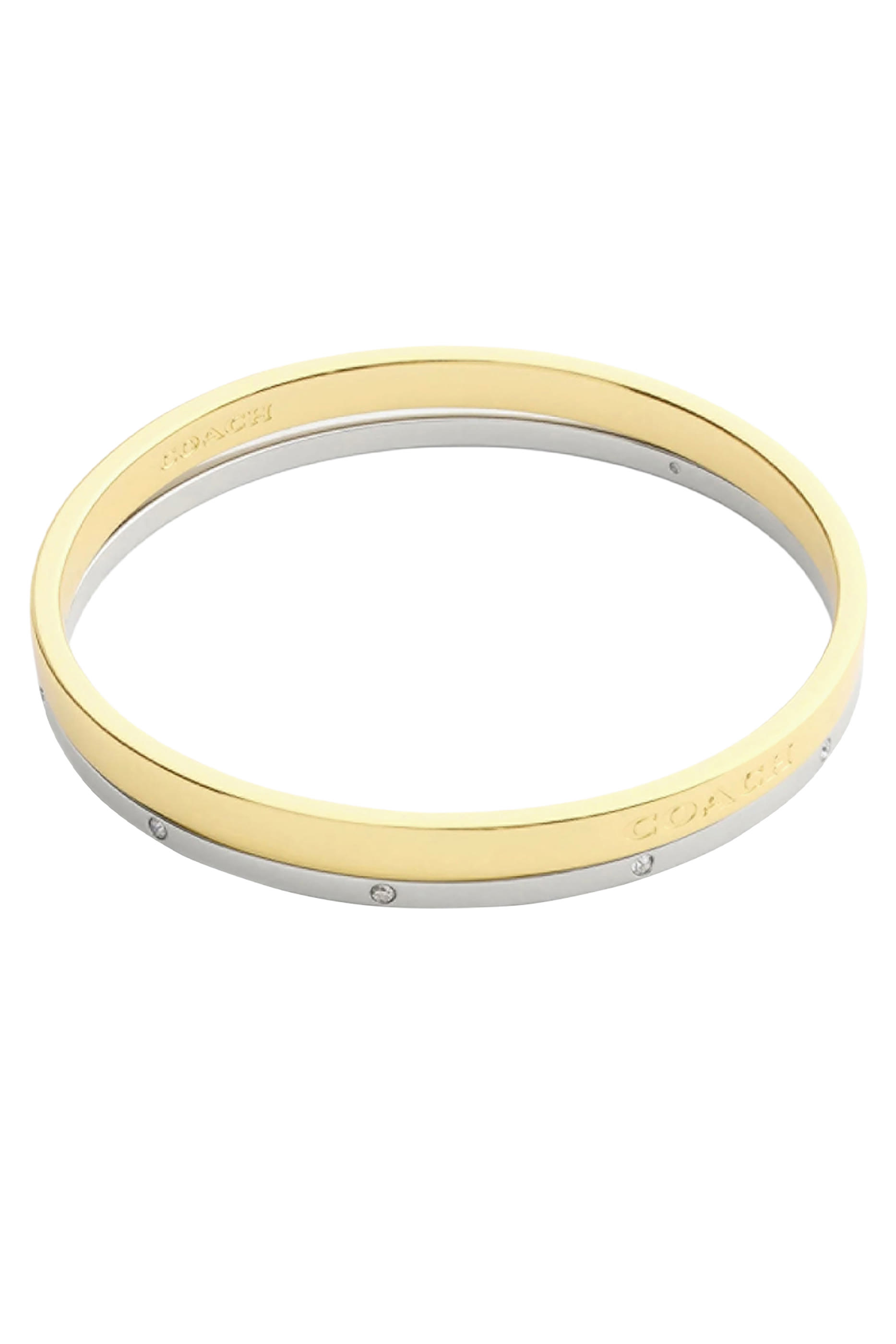 طقم أساور ثنائية بشعار الماركة في علبة