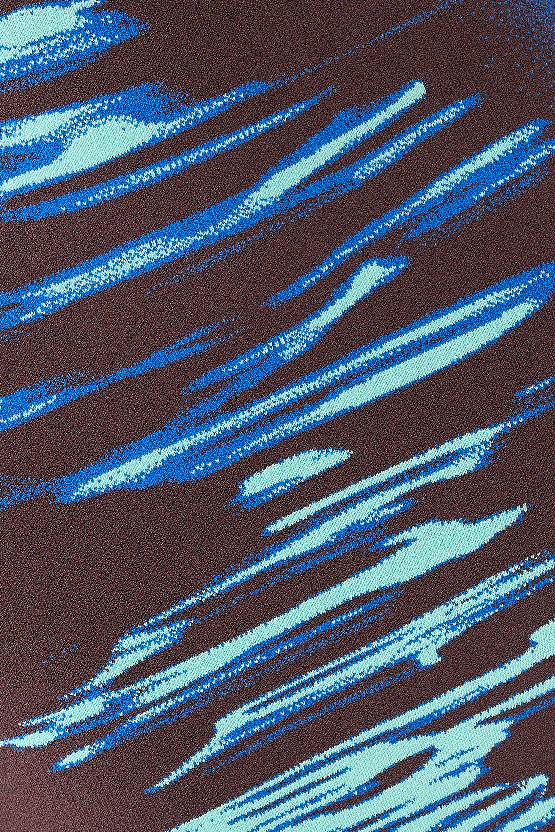 فستان طويل بلا أكمام بنقشة ايريس اوشن