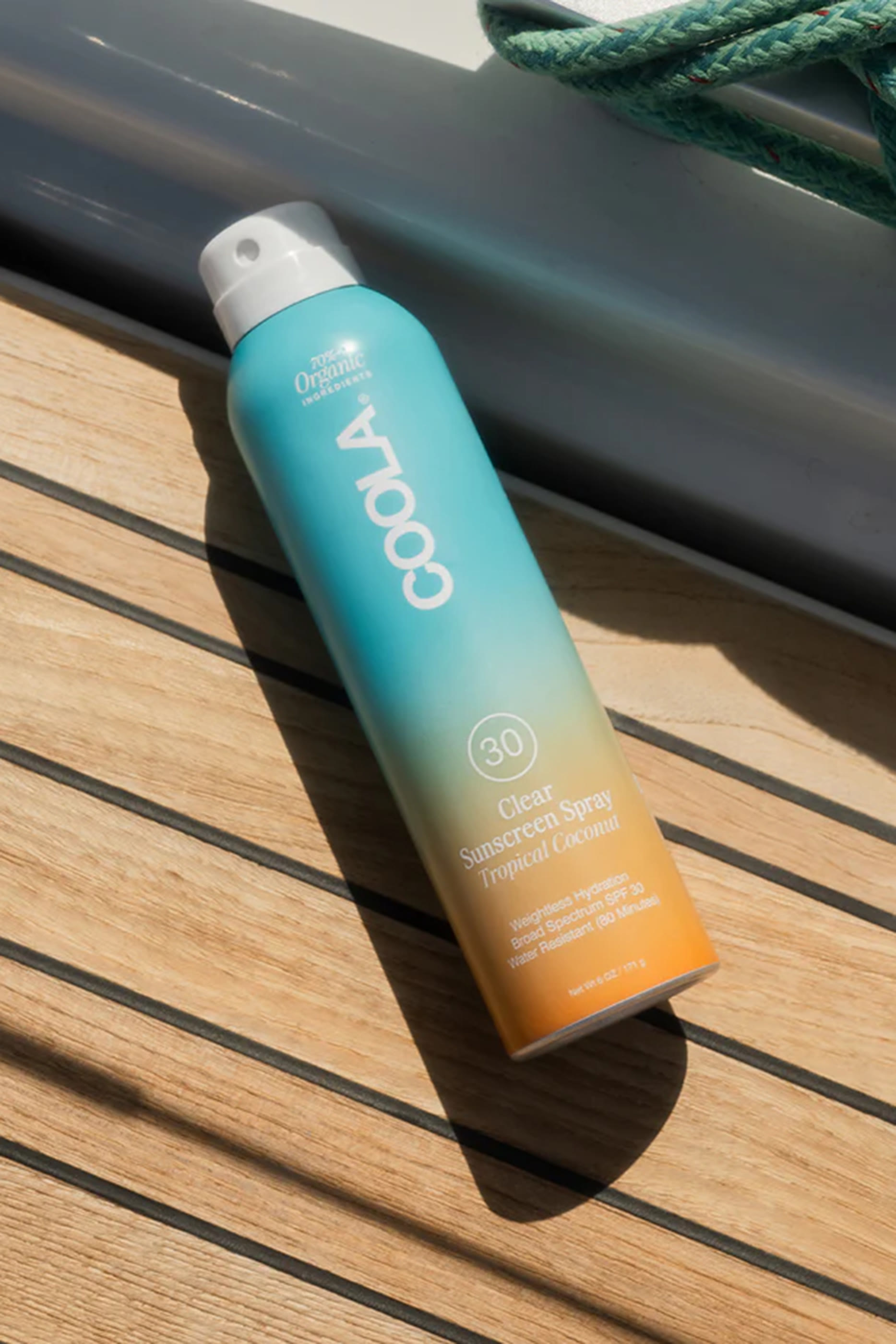 بخاخ كلاسيك عضوي لحماية الجسم من الشمس بعبير جوز الهند الاستوائي SPF30