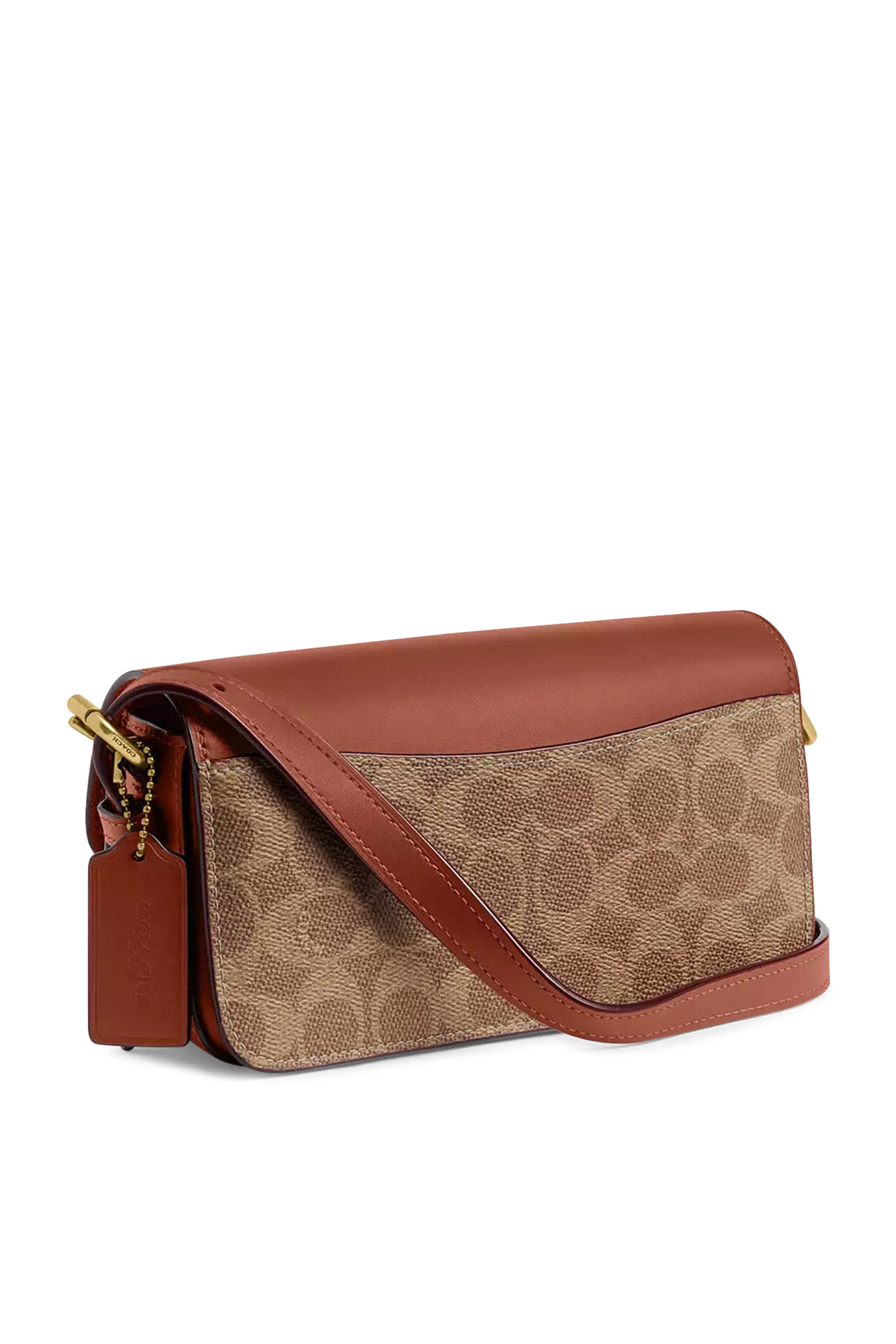 حقيبة كتف زوي قنب بشعار الماركة