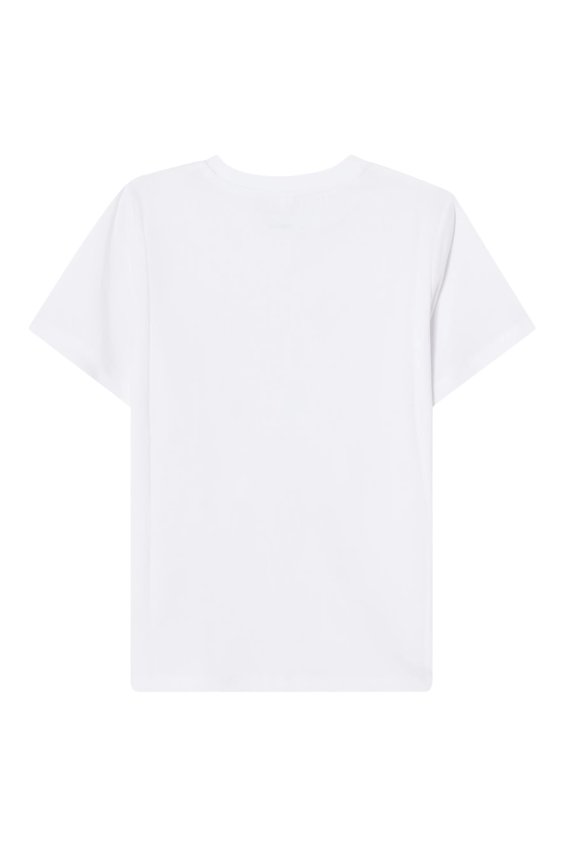 تيشيرت بشعار الماركة مستدير للأطفال