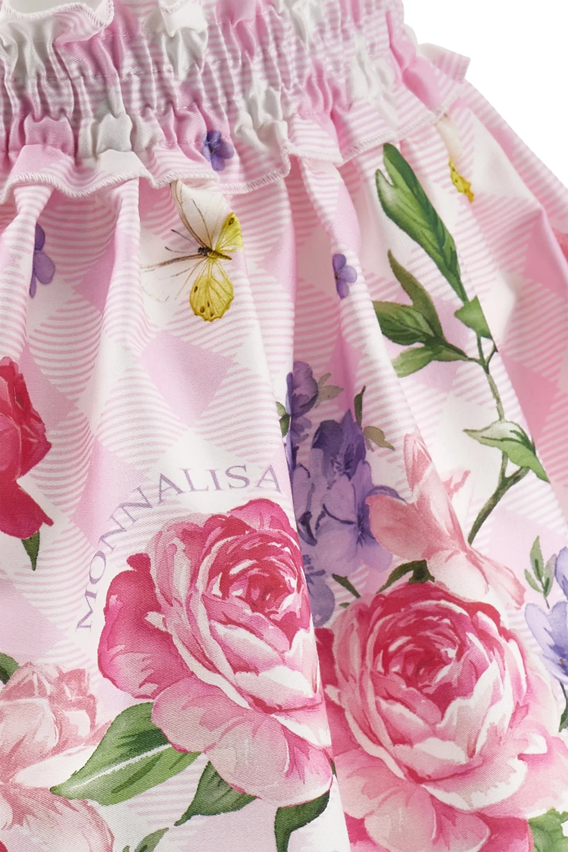 تنورة بنقشة زهور للأطفال