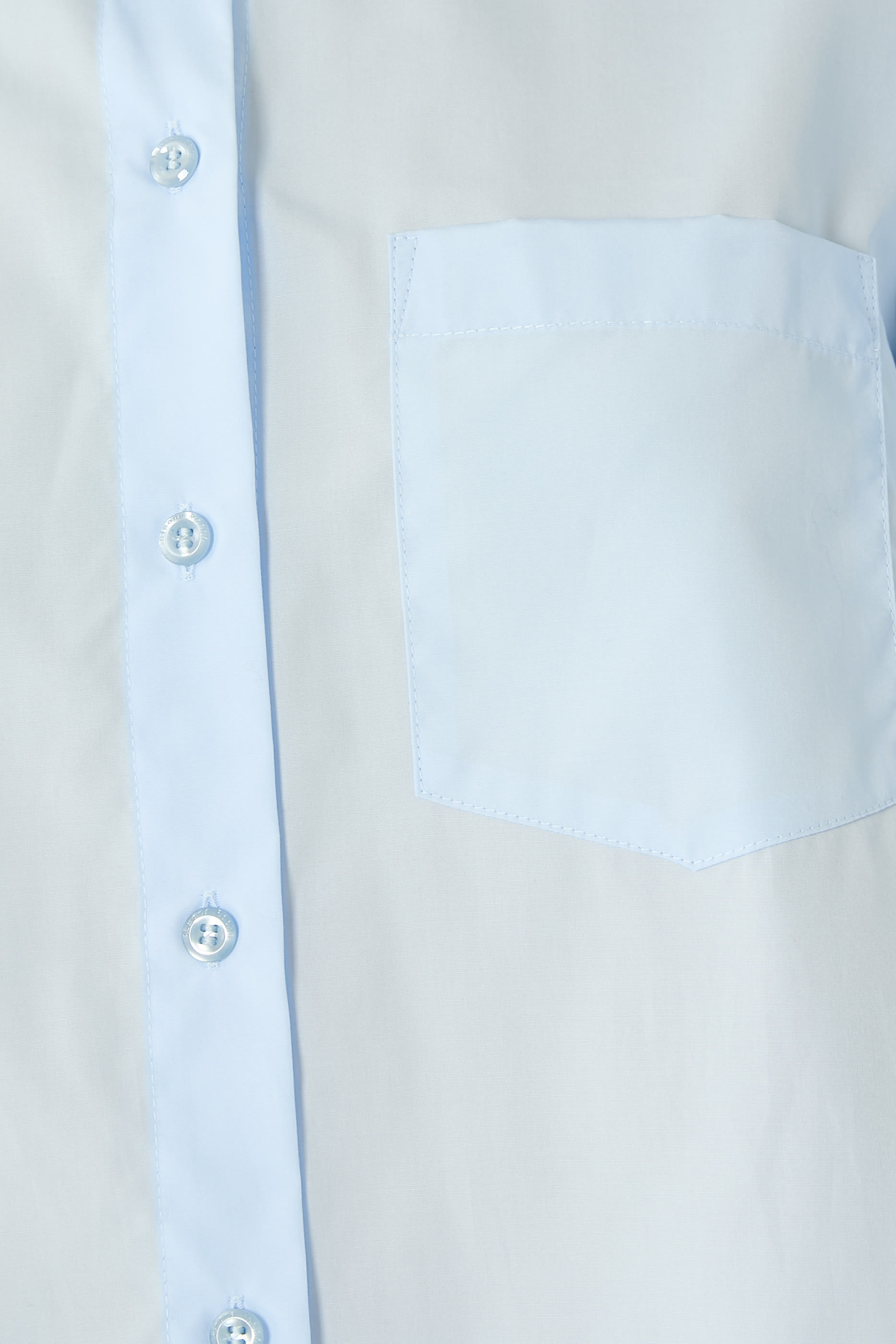 Cropped Bow Puff Sleeves Shirt