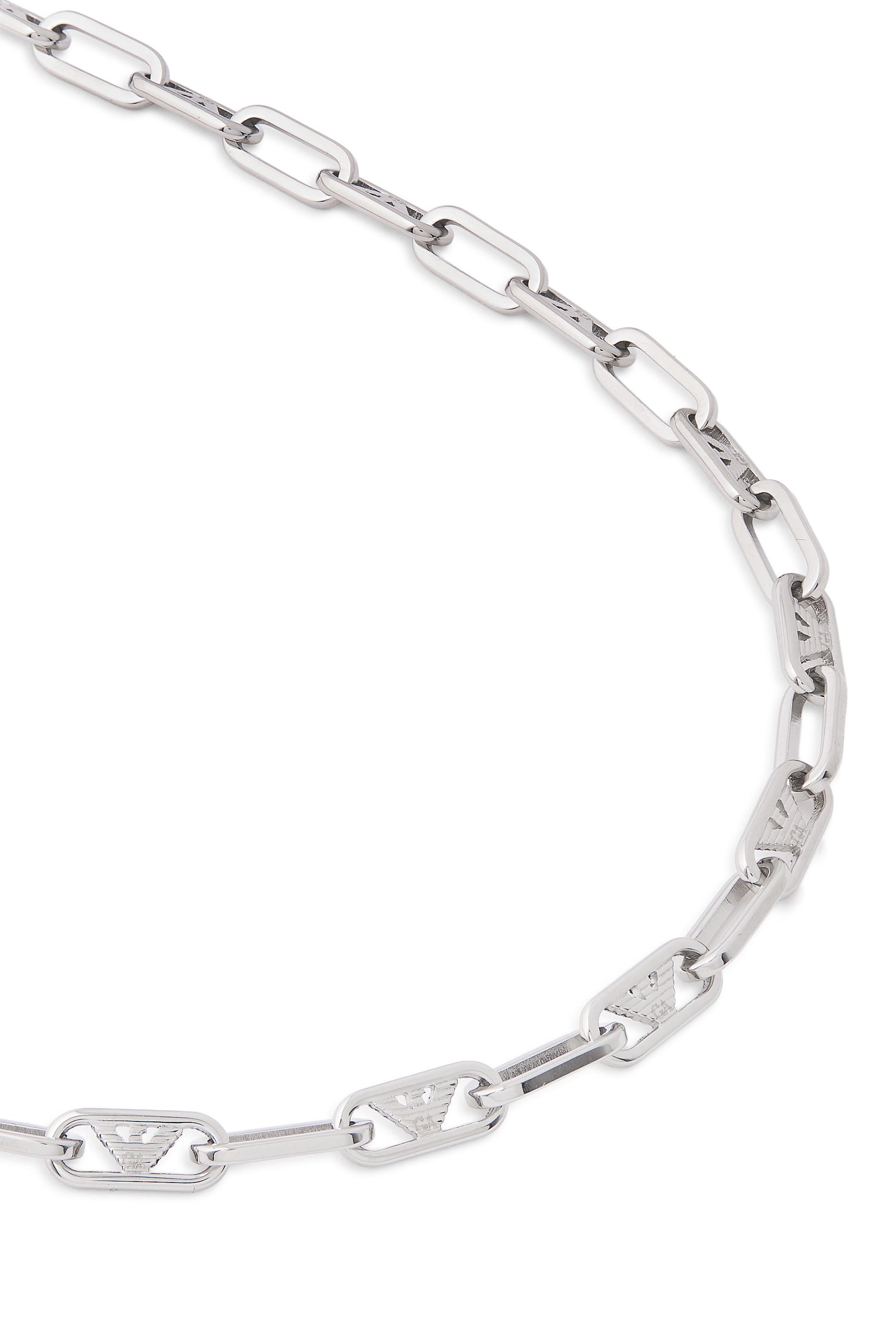 قلادة بتصميم سلسلة ستانلس ستيل