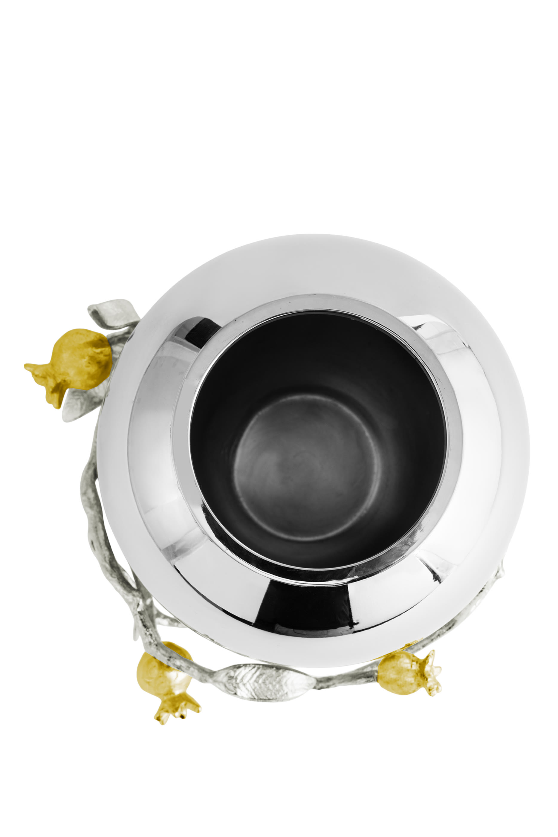 مزهرية بوموغرانت ذهب وفضة