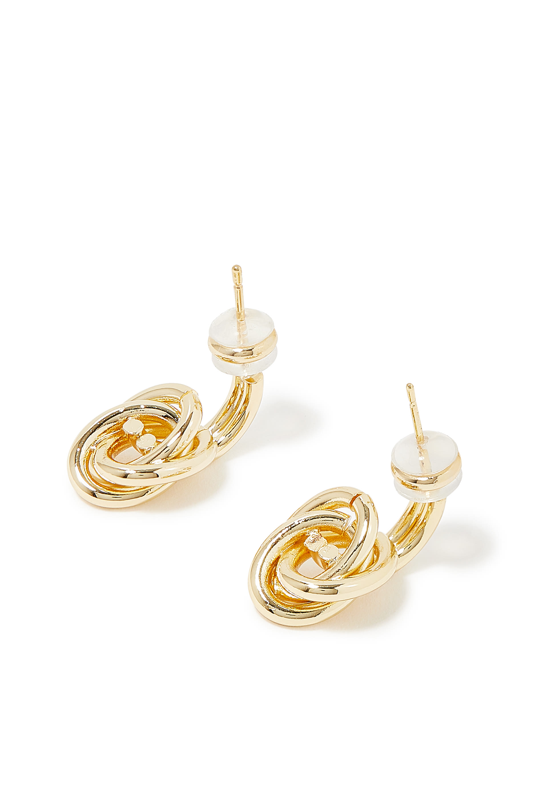 أقراط بيترا ذهبية