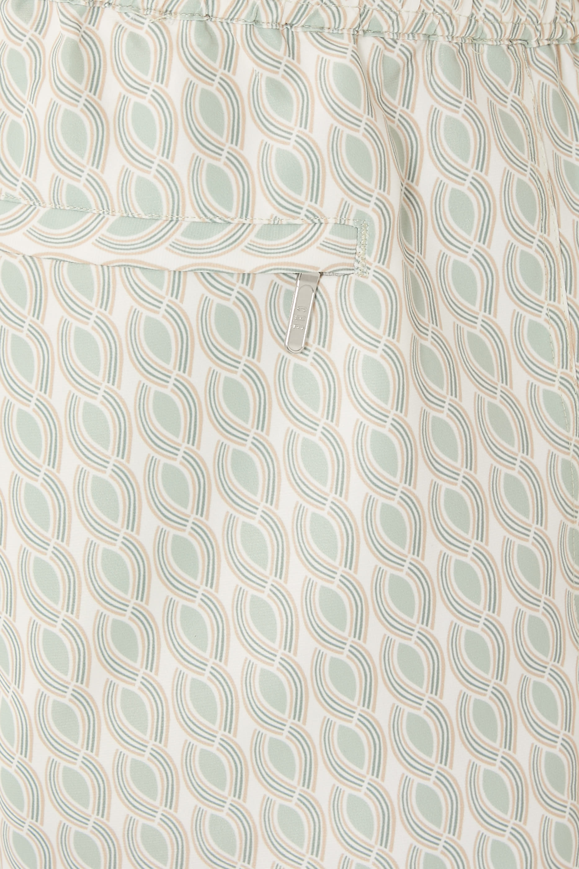 Moneto Border Print Swimshorts