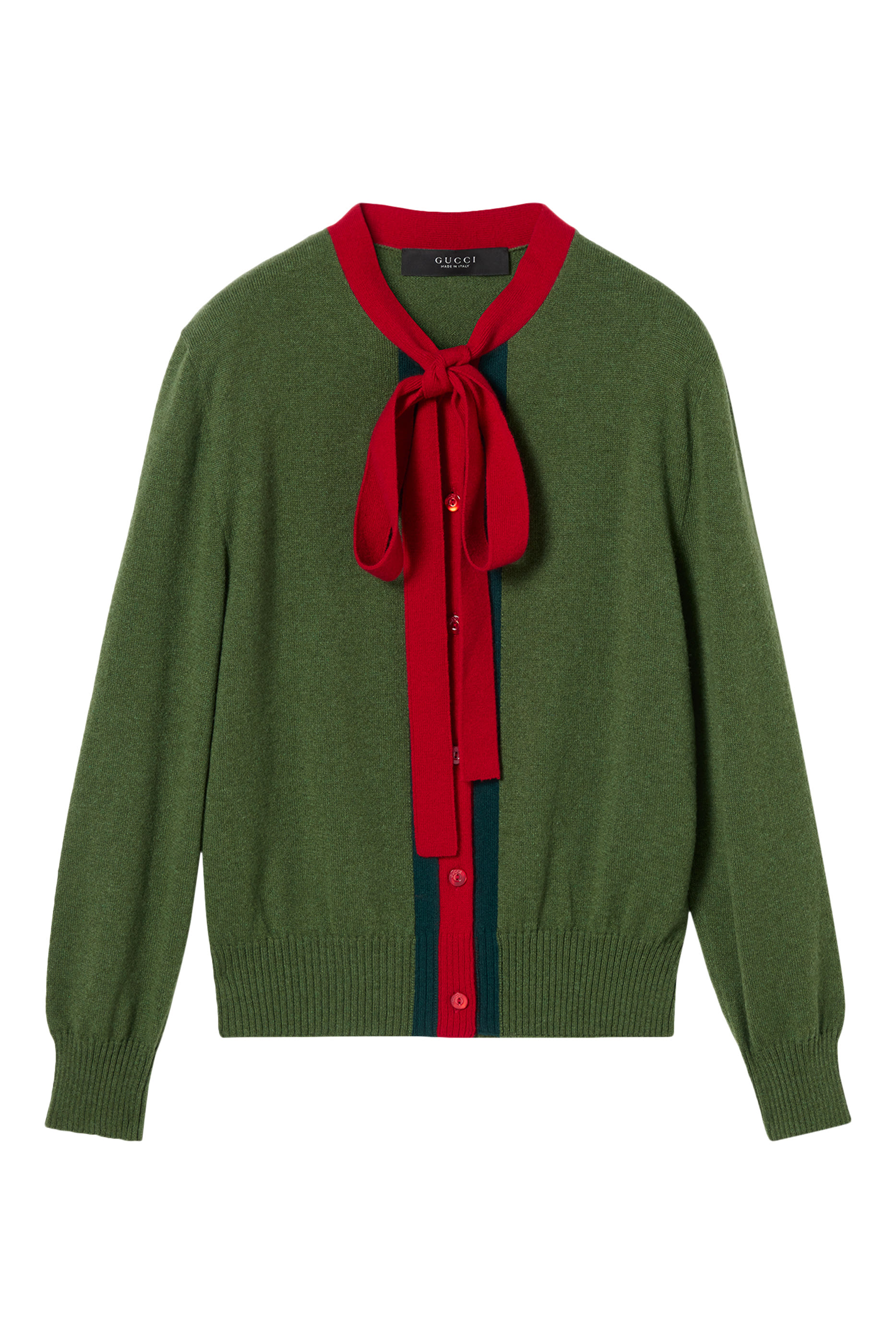 كارديغان بشريط ويب نسيج كشمير وصوف