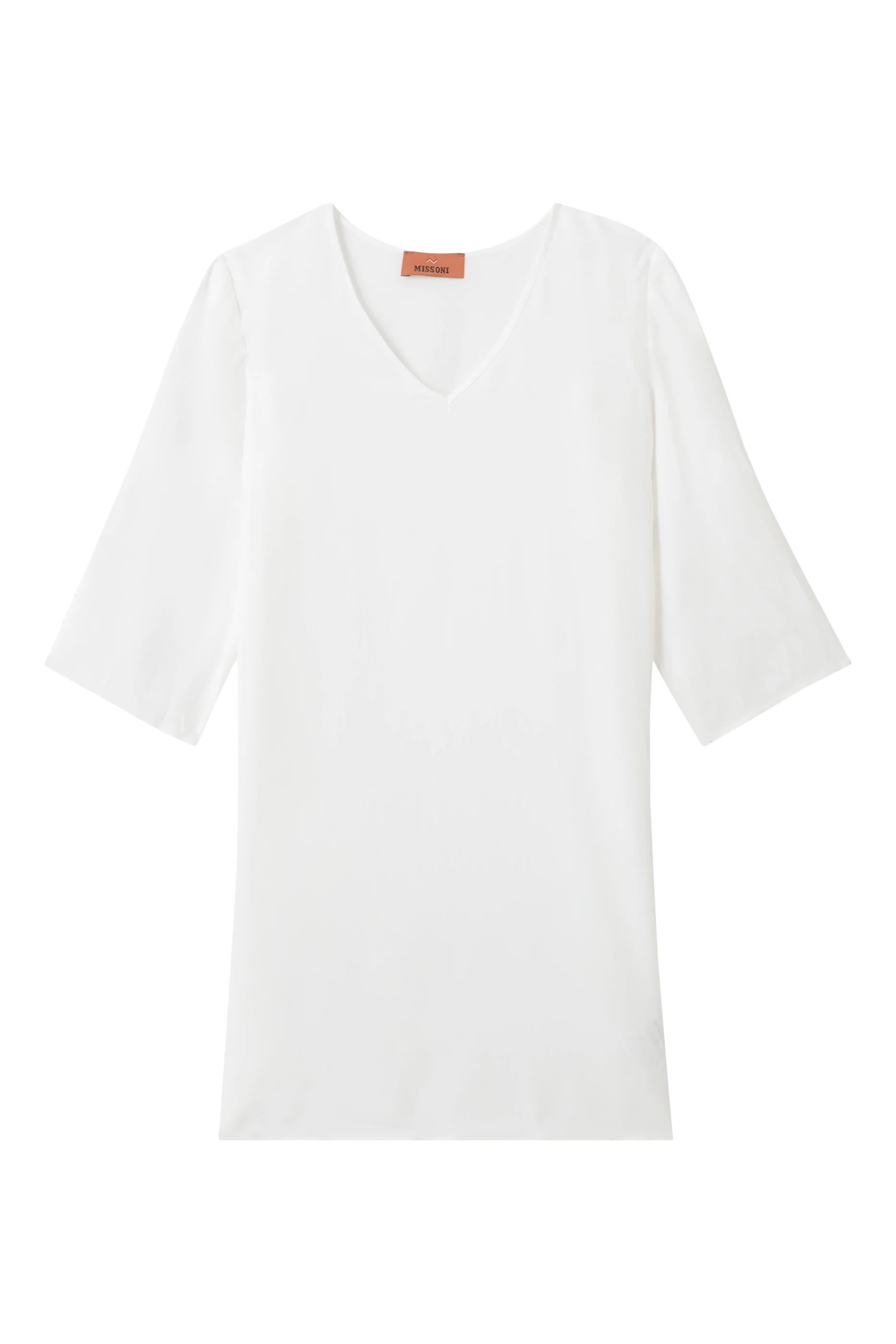 فستان بنقشة خطوط متعرجة وحواف بشرابات للأطفال