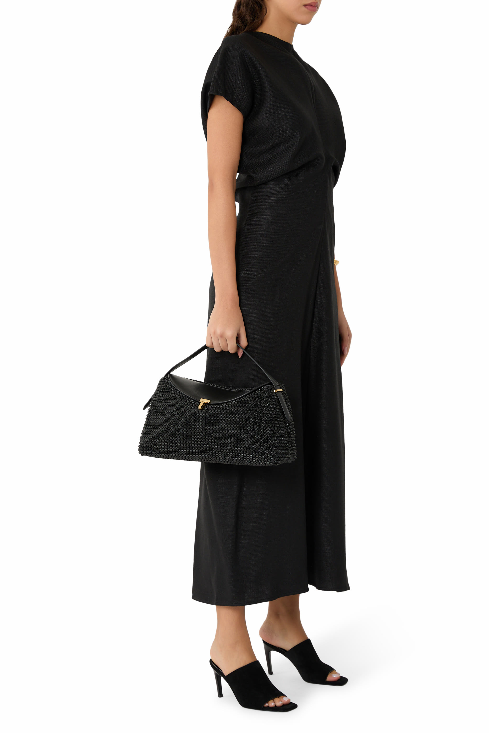 حذاء باندو 85 مفتوح جلد غير لامع