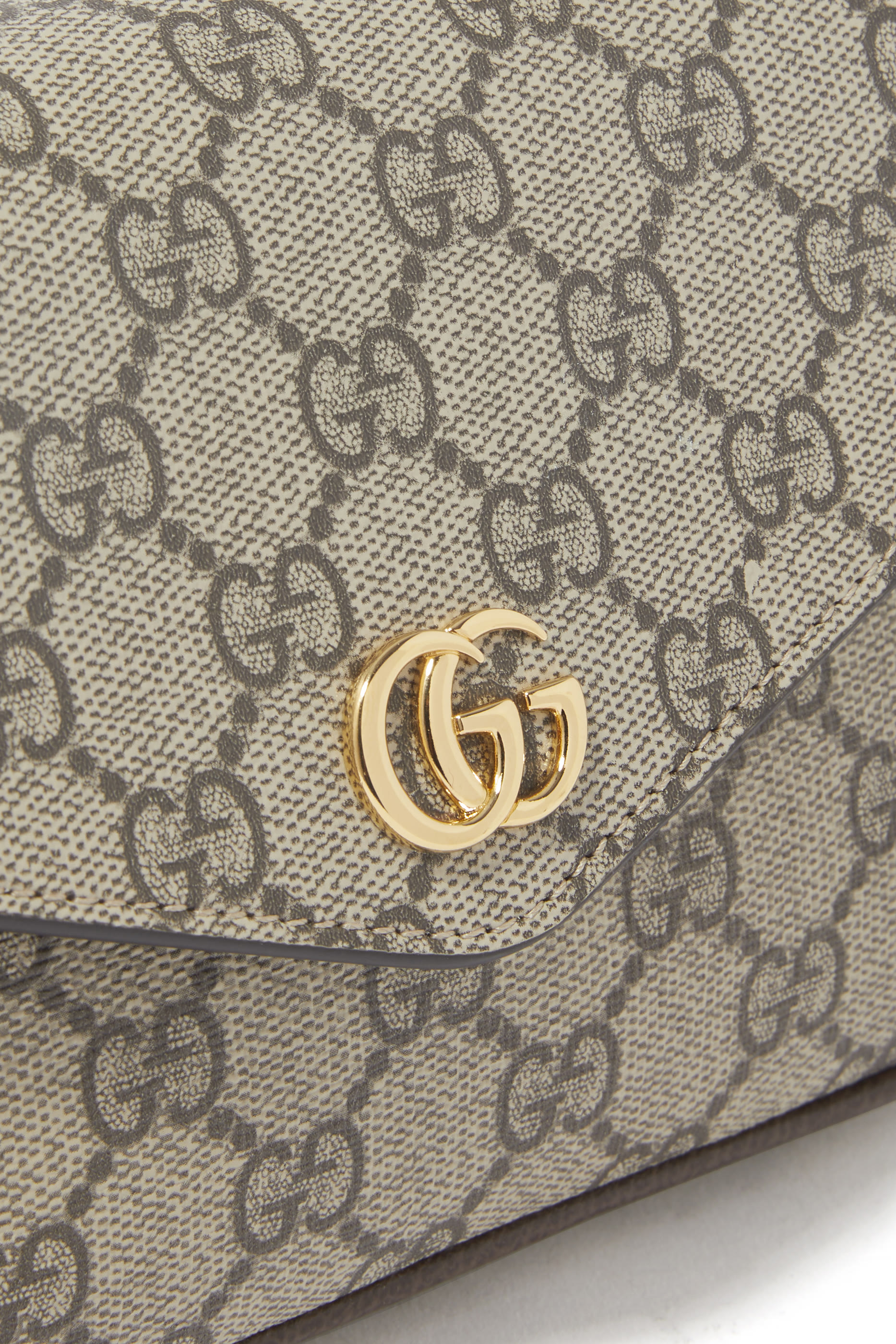 حقيبة أوفيديا صغيرة قماش قنب سوبريم بنقشة حرفي شعار الماركة