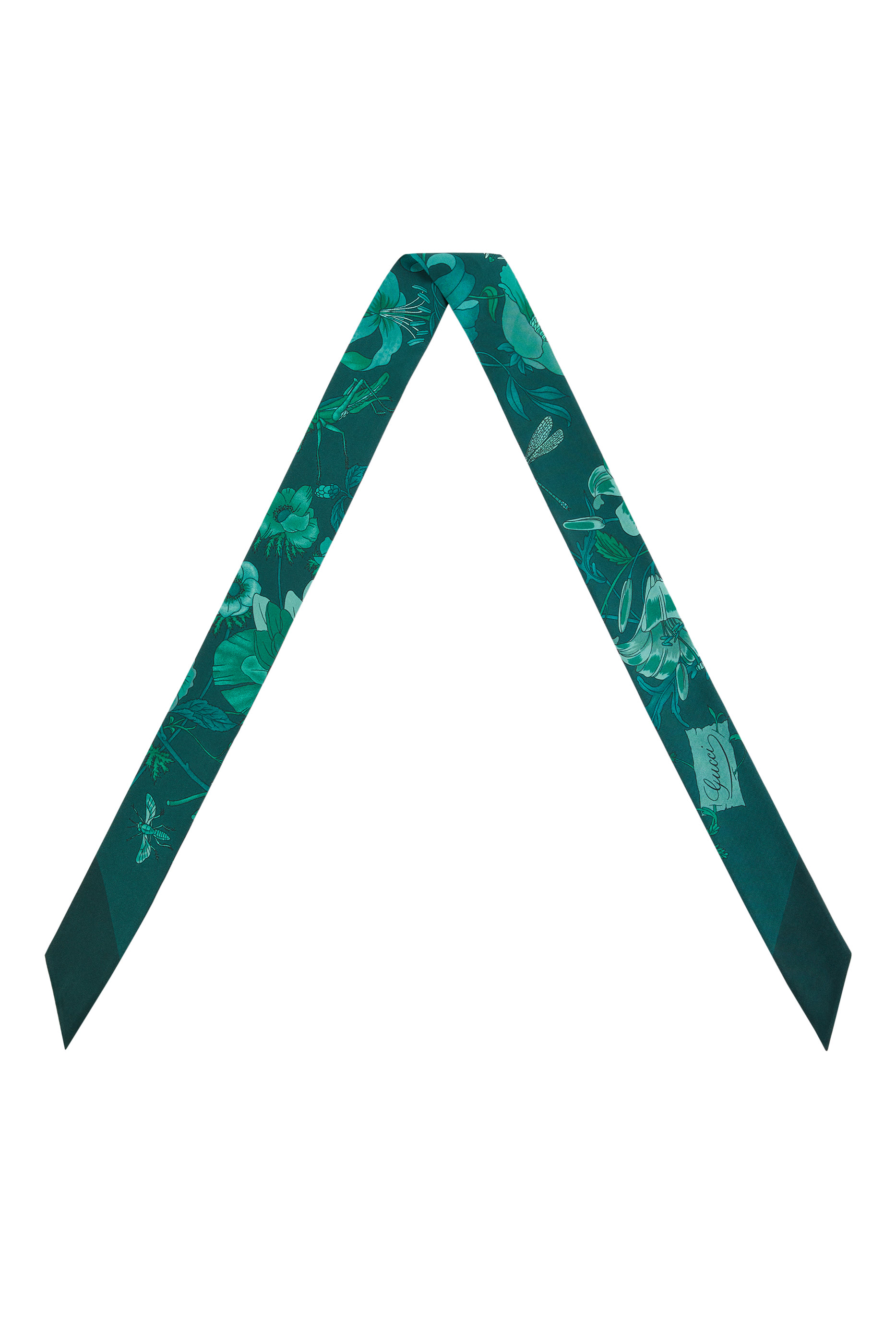 شريط حرير بنقشة