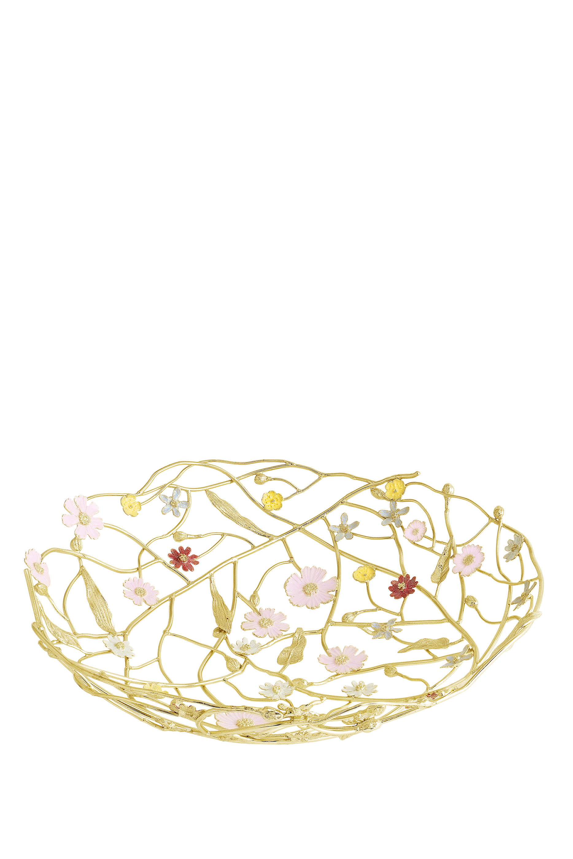 قطعة ديكور بتصميم سلة وايلد فلاورز