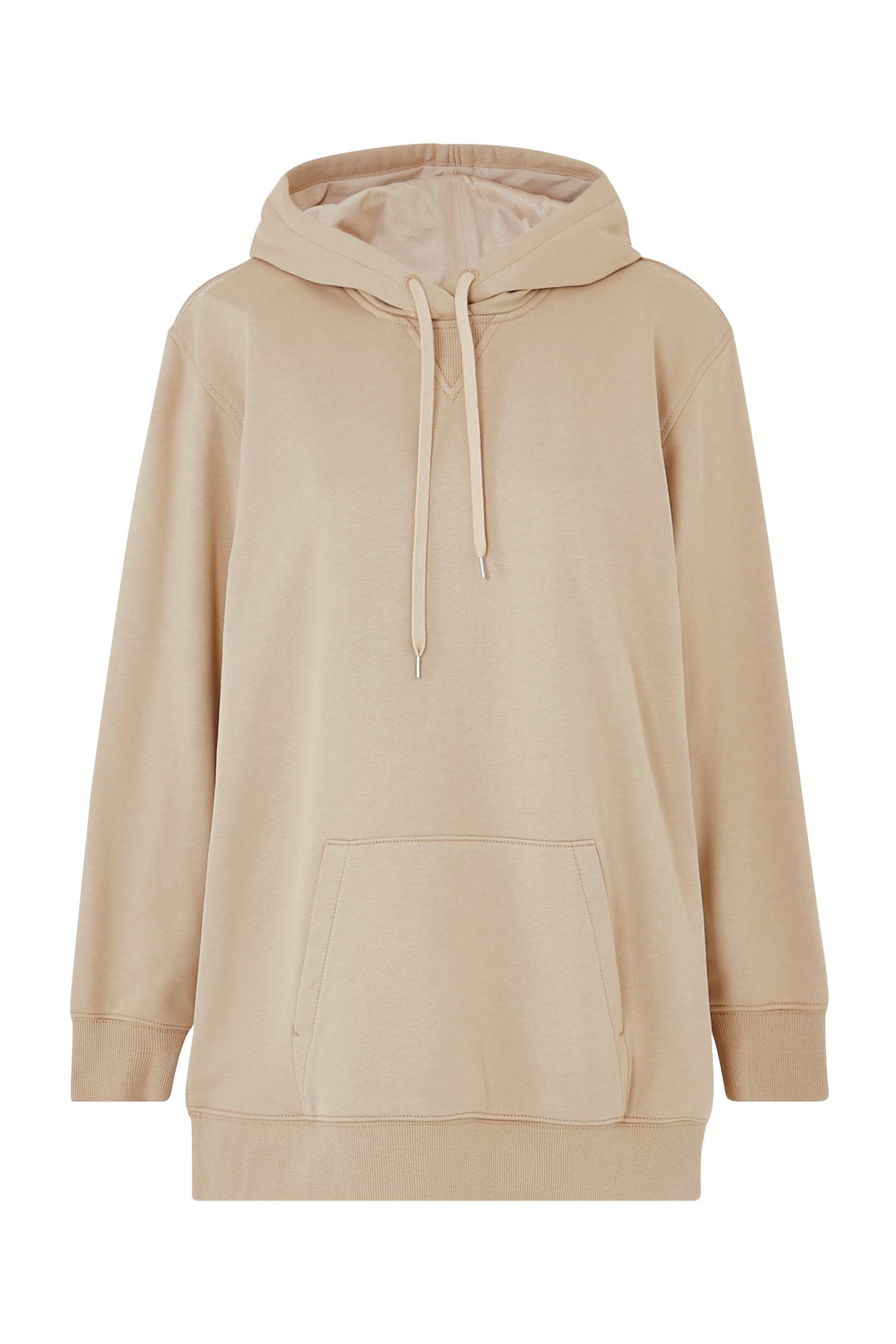 فستان بنمط هودي بتنورة ستان