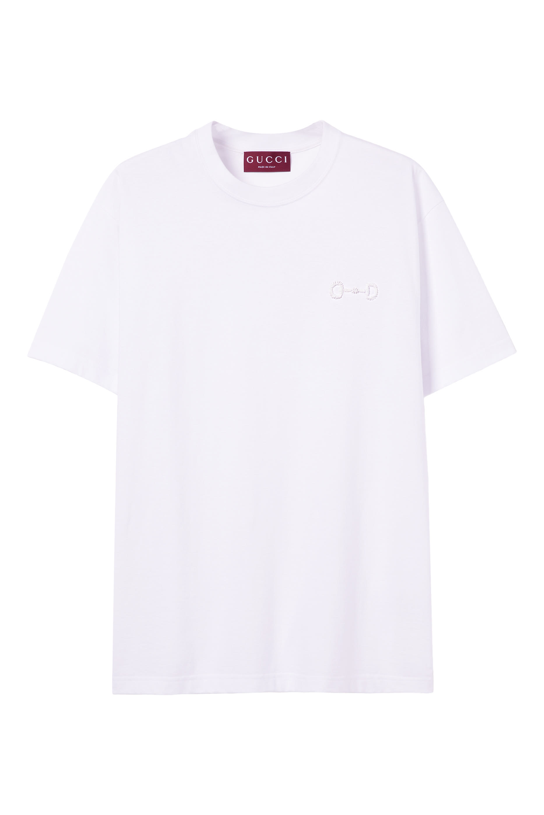 تيشيرت مطرز بشعار الماركة قطن جيرسيه