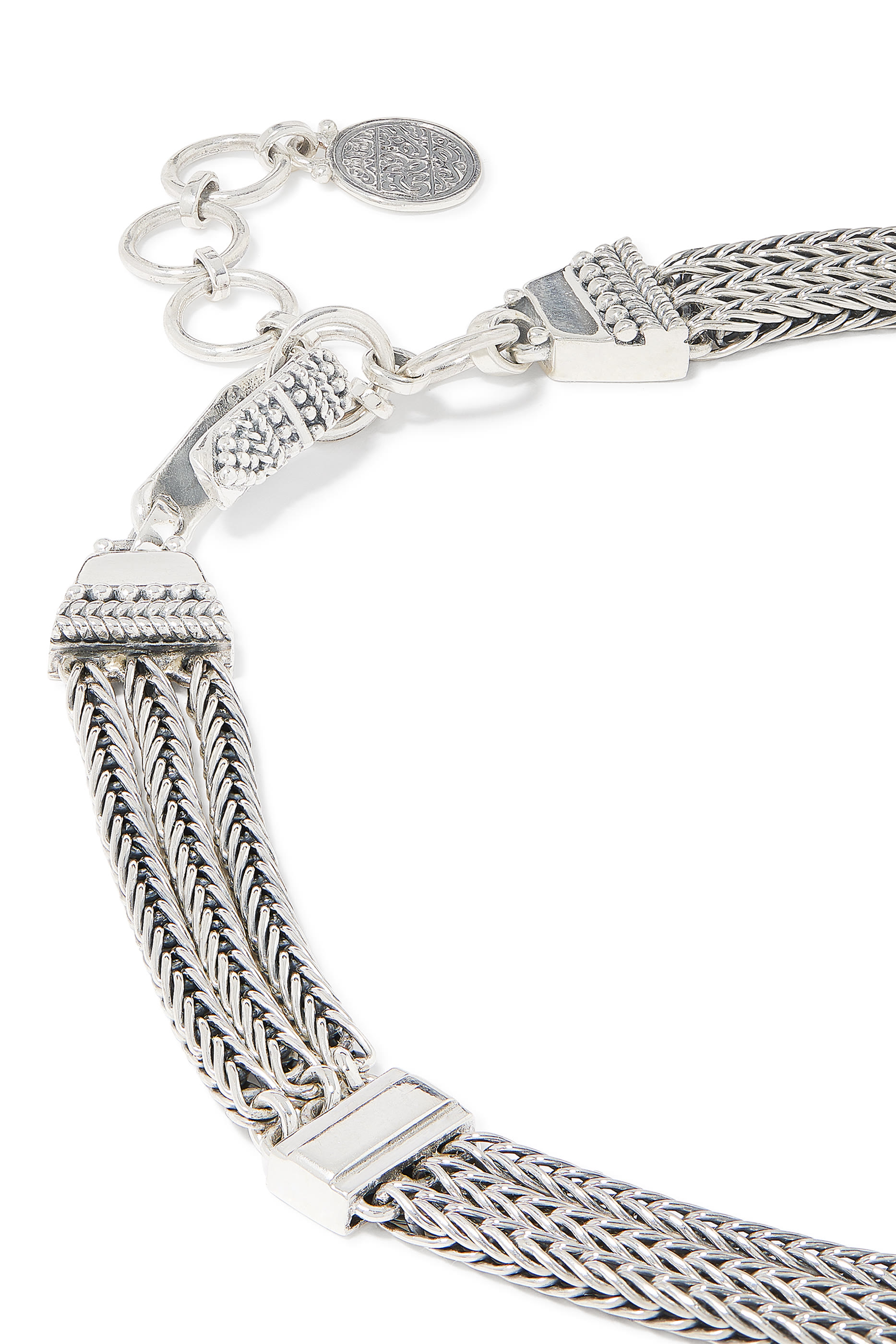 قلادة مملوكي كاف، ذهب عيار 18 قيراط وفضة استرلينية