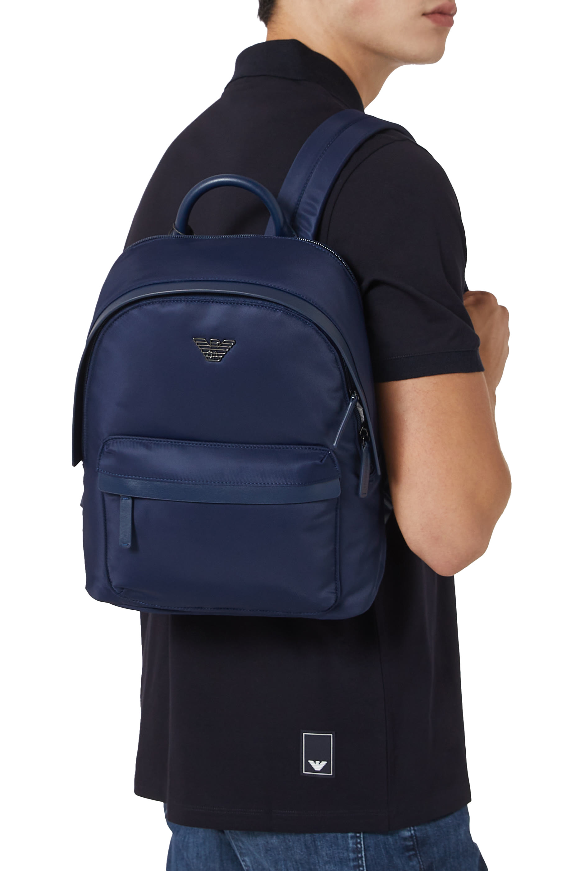 حقيبة ظهر ايه اس في بشعار الماركة بحجم صغير