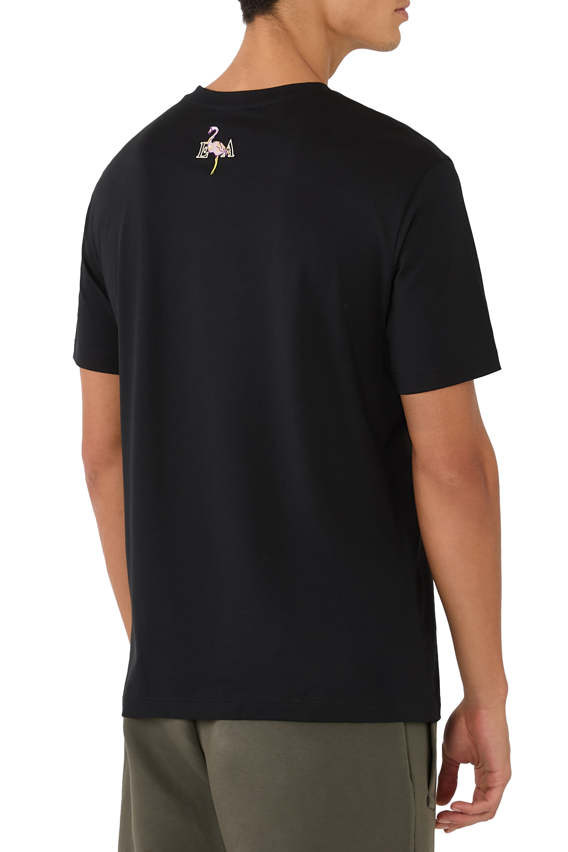 تيشيرت بنقشة غرافيكية جيرسيه