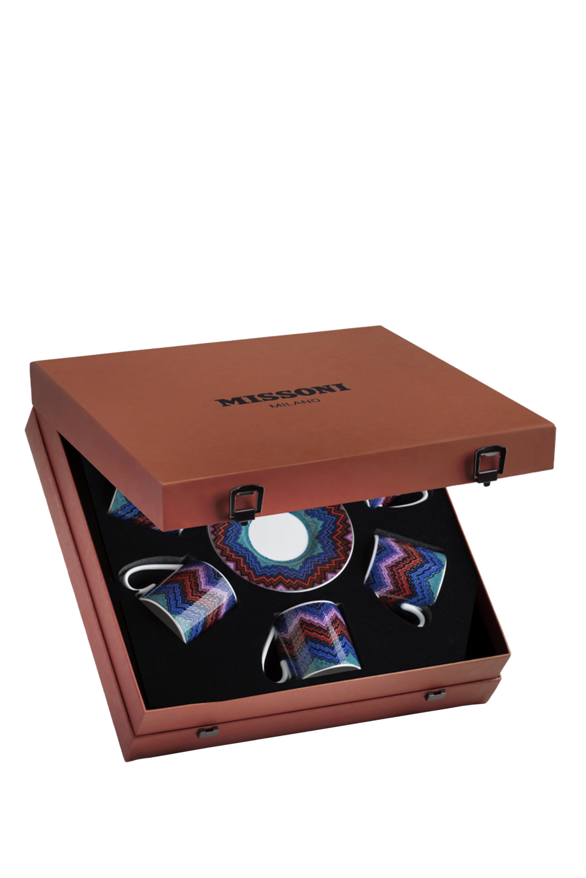 طقم فناجين قهوة وصحون ستارلايت فاخر