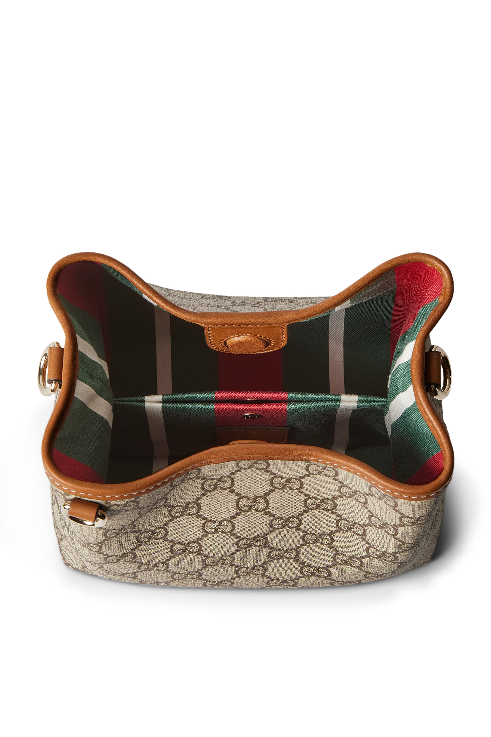 حقيبة باكيت صغيرة بنقشة حرفي شعار الماركة