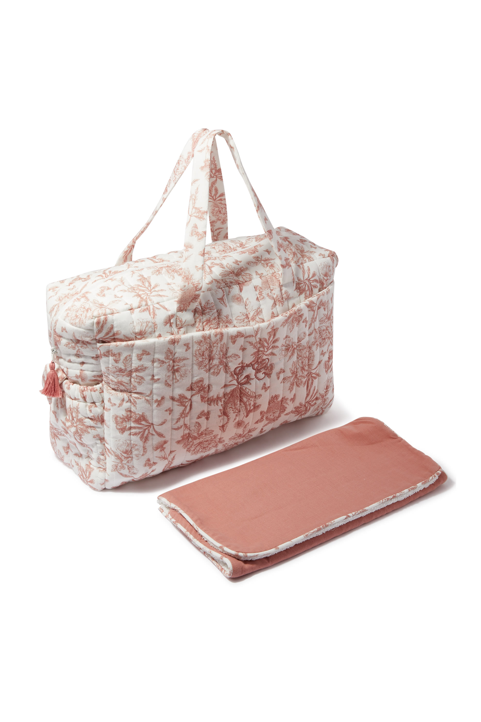 حقيبة تغيير حفاضات مطرزة