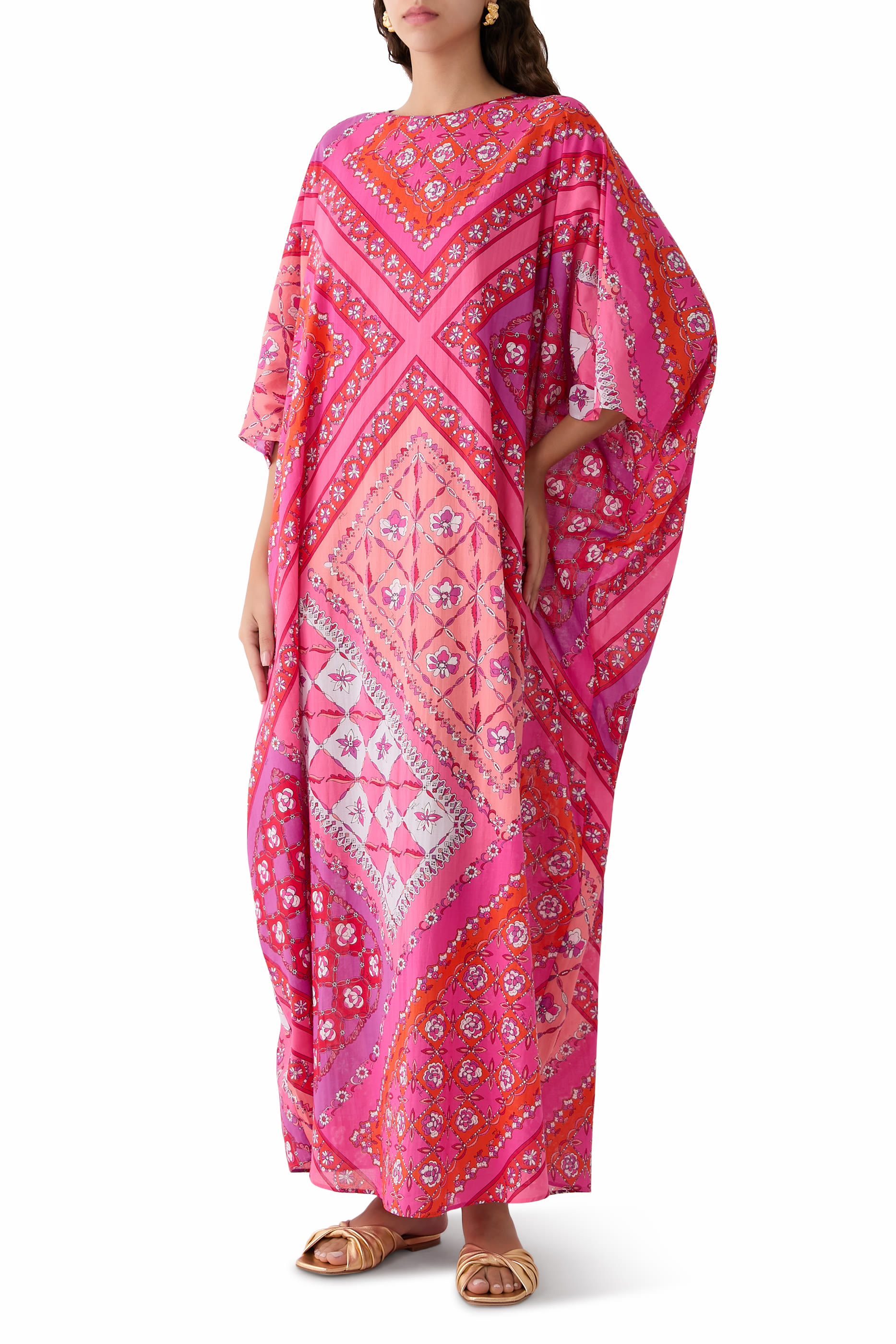 قفطان طويل بنقشة فيستا