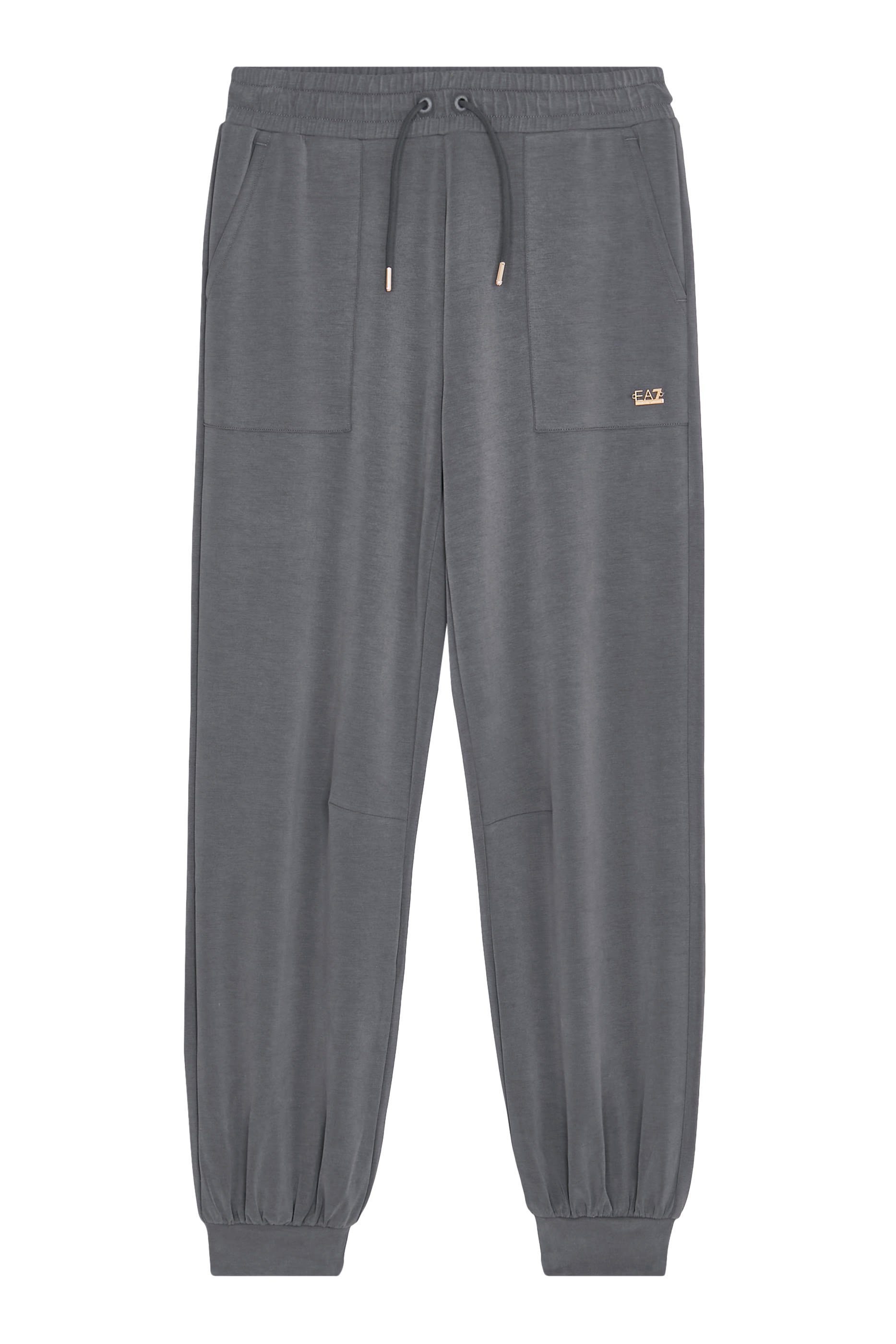 بنطال رياضي بقصة فضفاضة بشعار الماركة