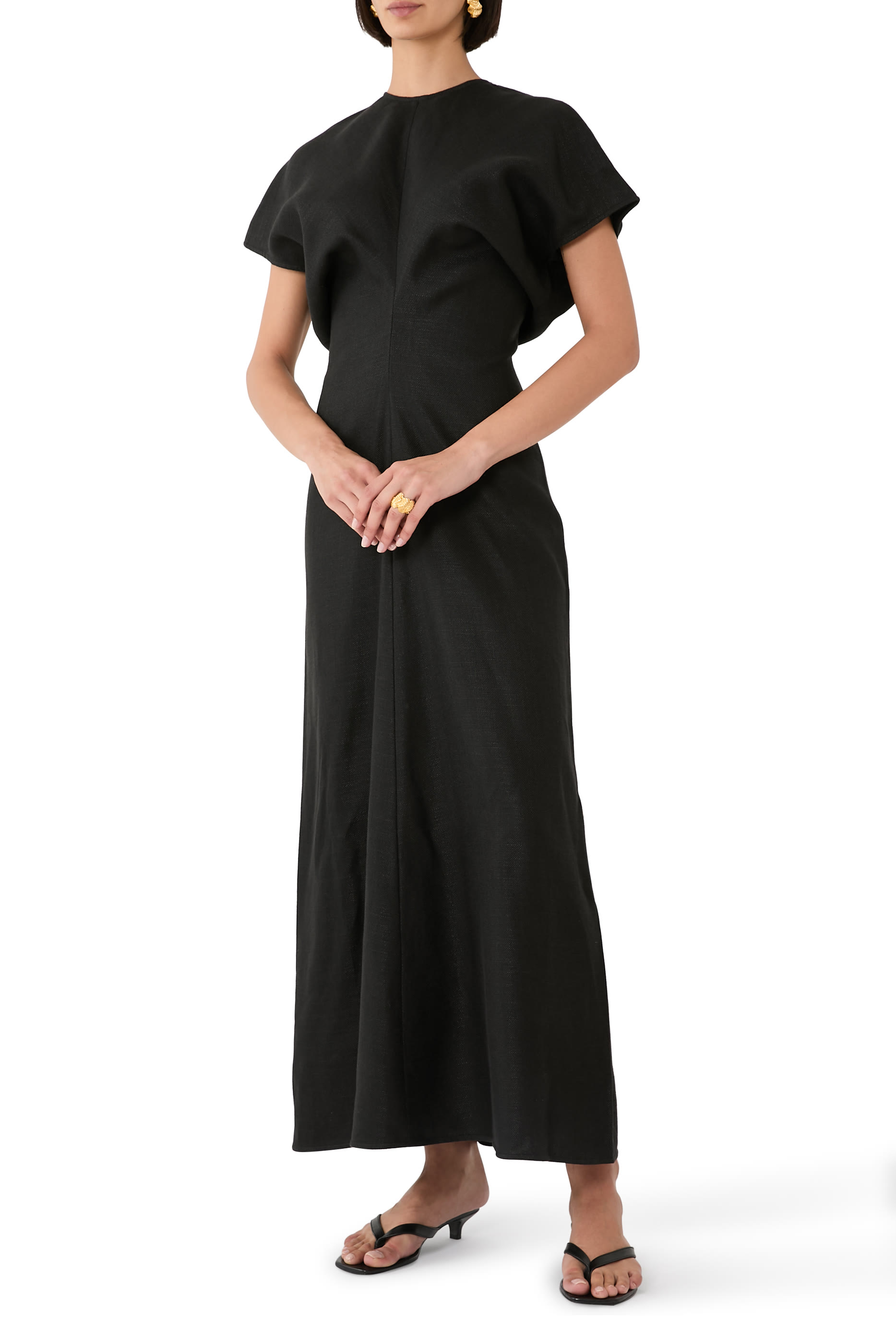 فستان بخصر فضفاض