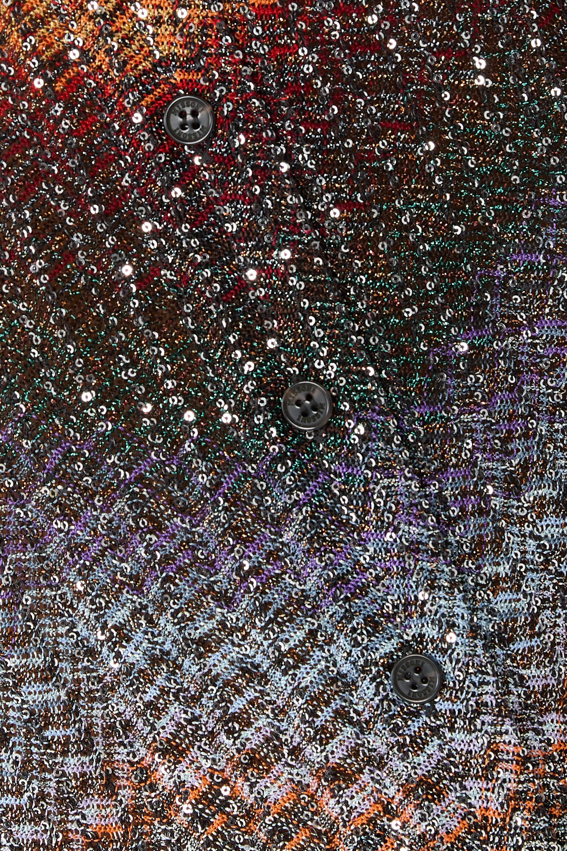 قميص مزين بترتر مزيج فيسكوز لامع