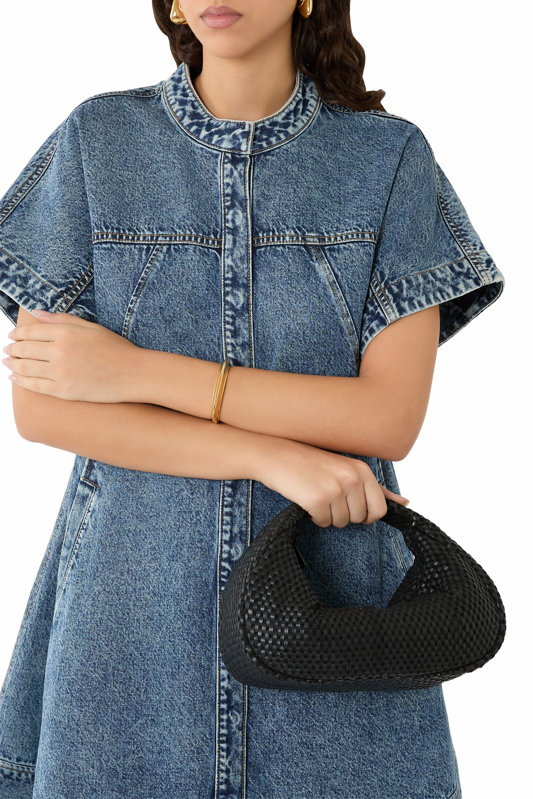 حقيبة بون بون بنسيج متداخل