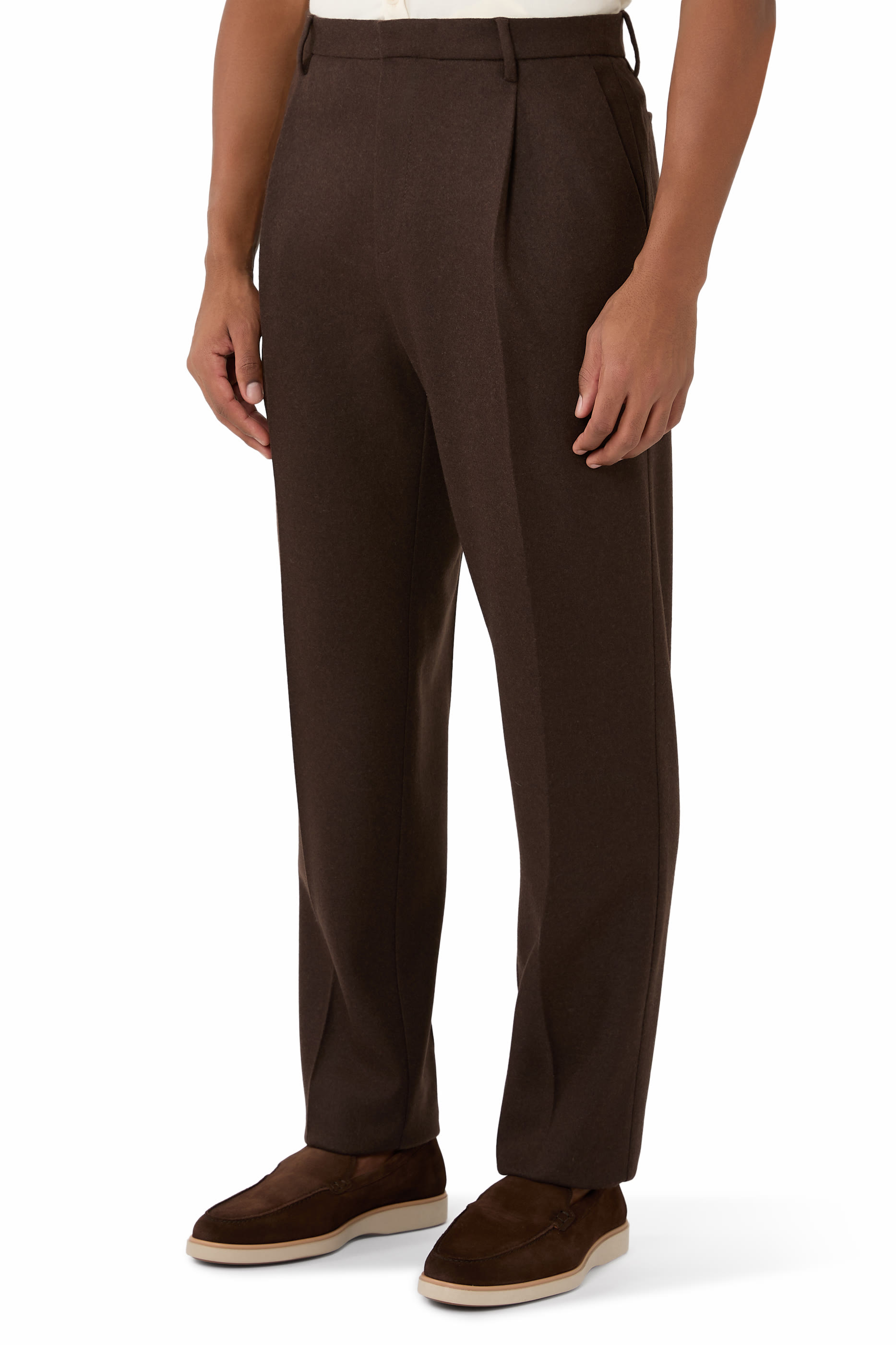 بنطال صوف مغلي