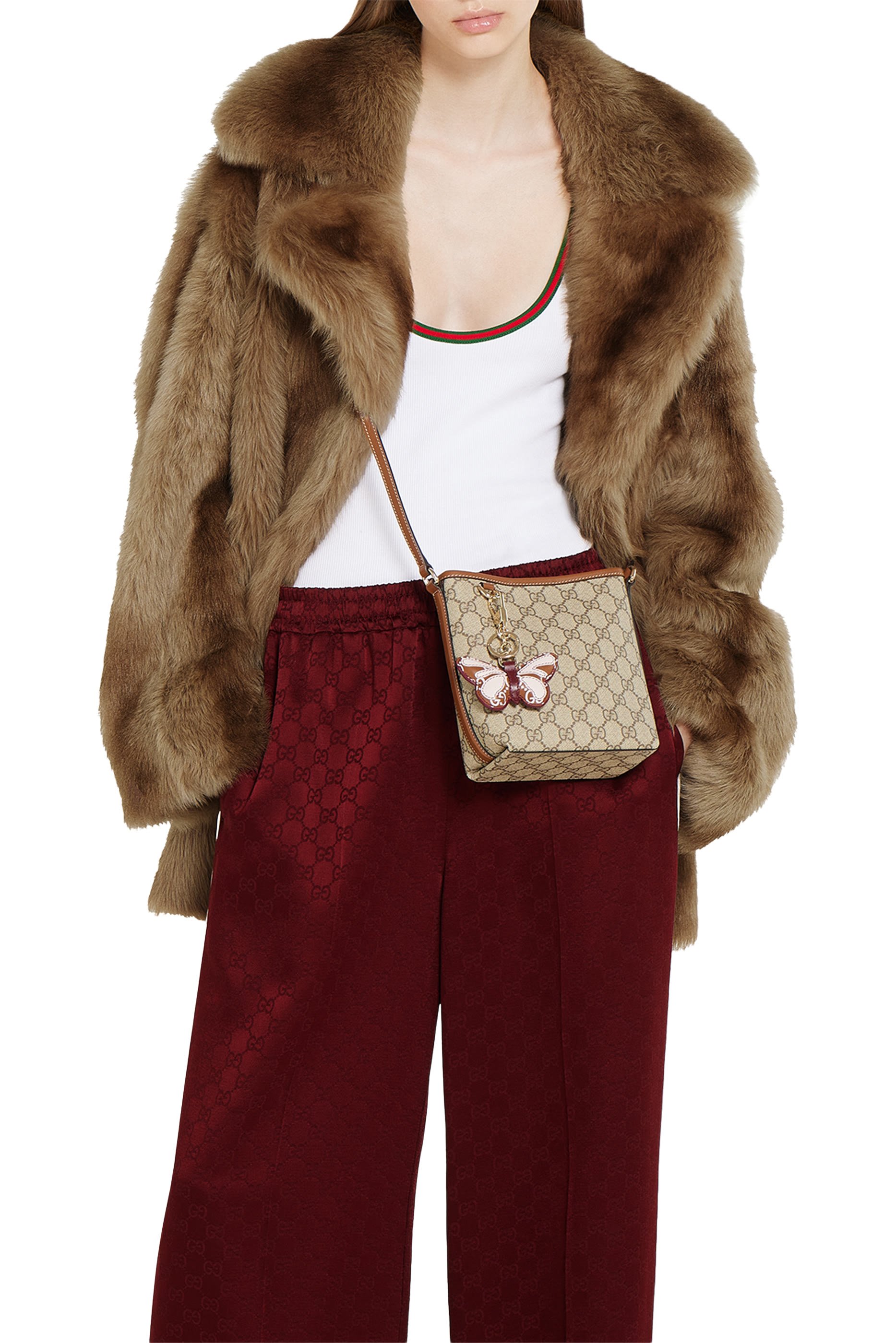 GG Emblem Nano Bucket Bag 