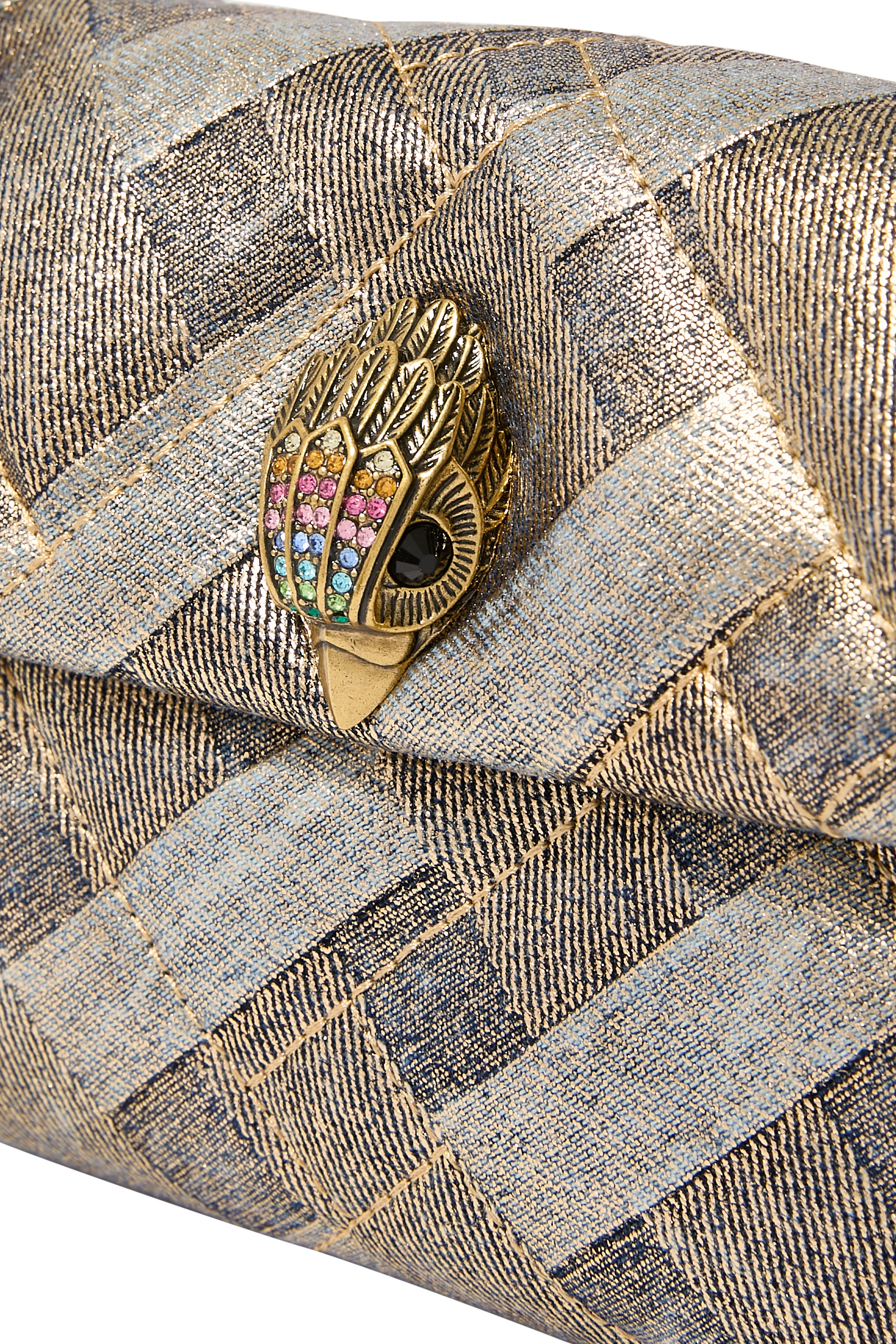 حقيبة كتف كنسنغتون صغيرة دنيم ناعم