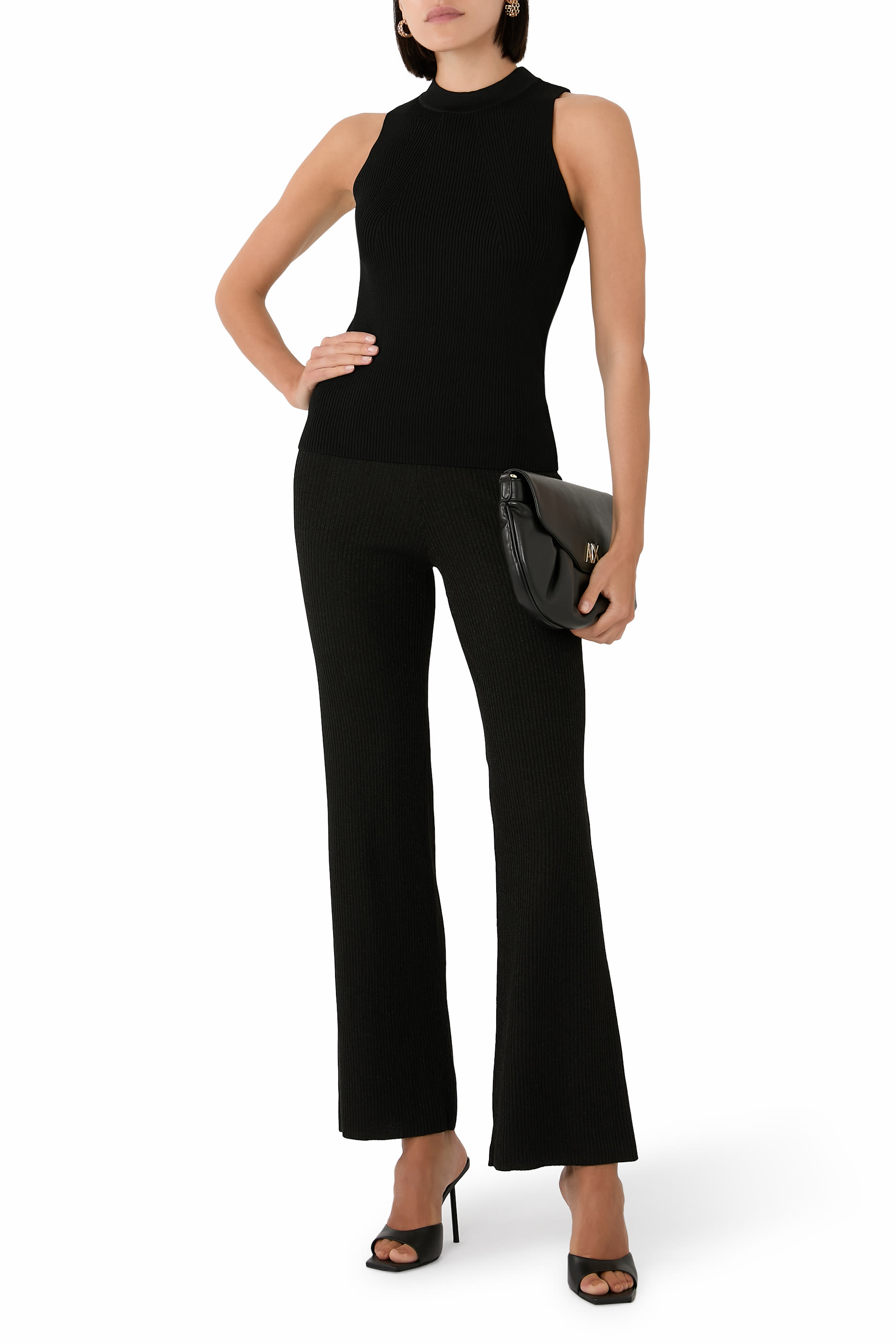 بلوزة سالين دي جيرو منسوجة بلا أكمام