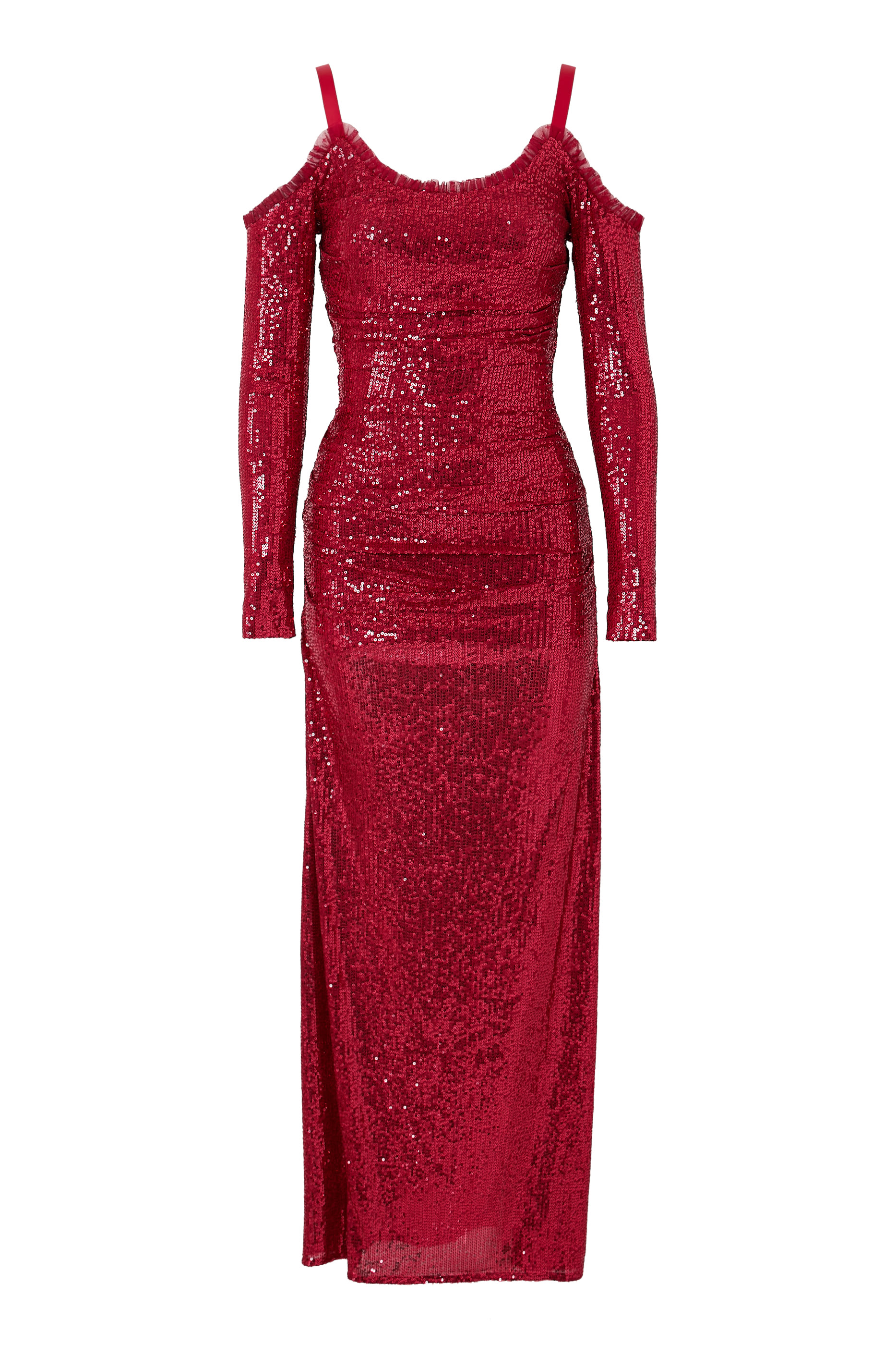 فستان سهرة إيماليا بأكمام طويلة