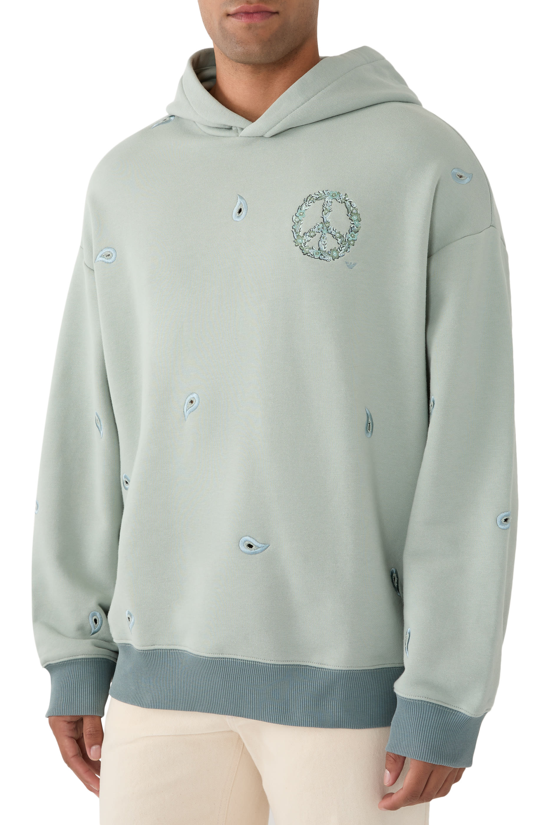 سويت شيرت بغطاء رأس قطن