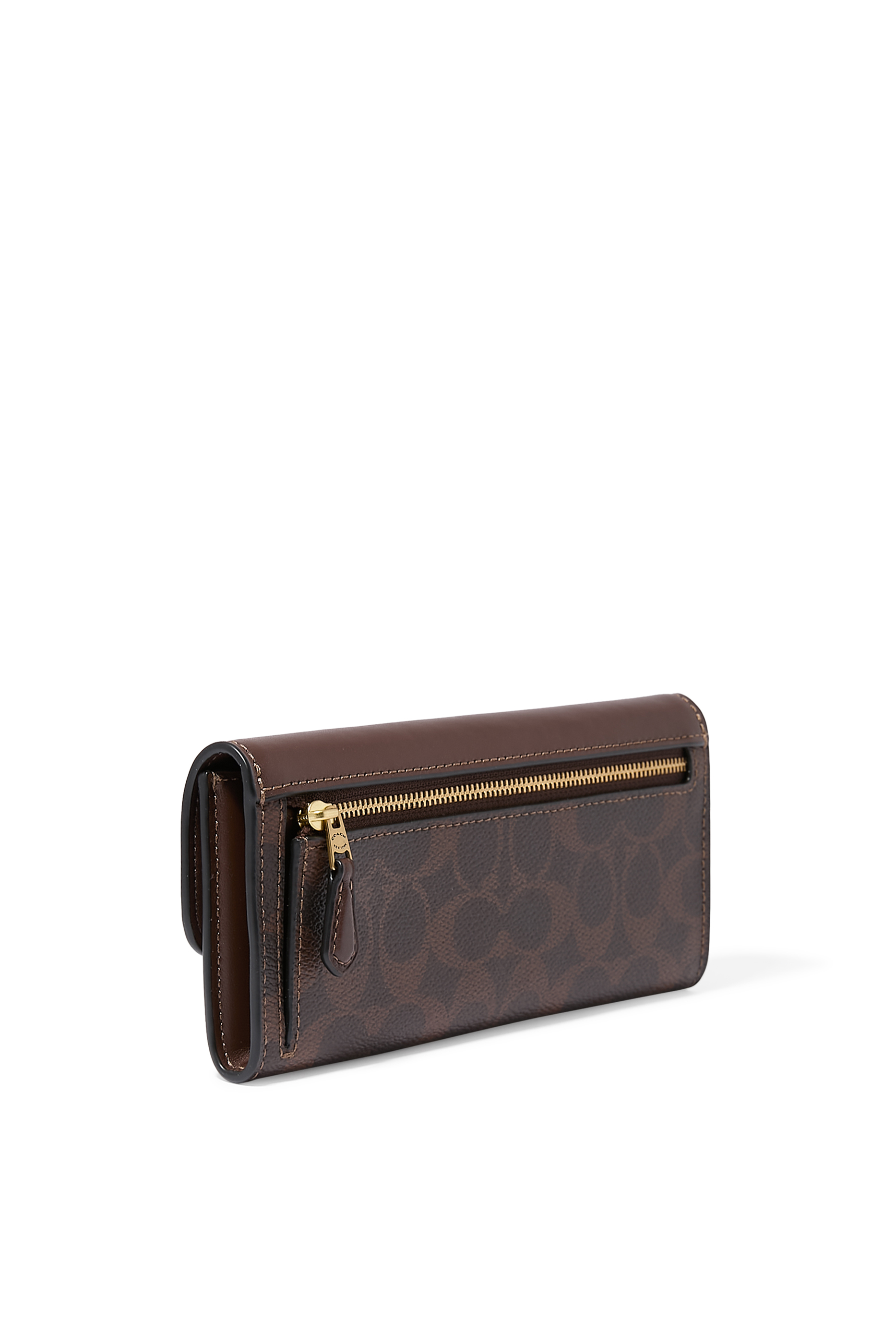 محفظة ايسنشال مستطيلة قماش قنب بشعار الماركة